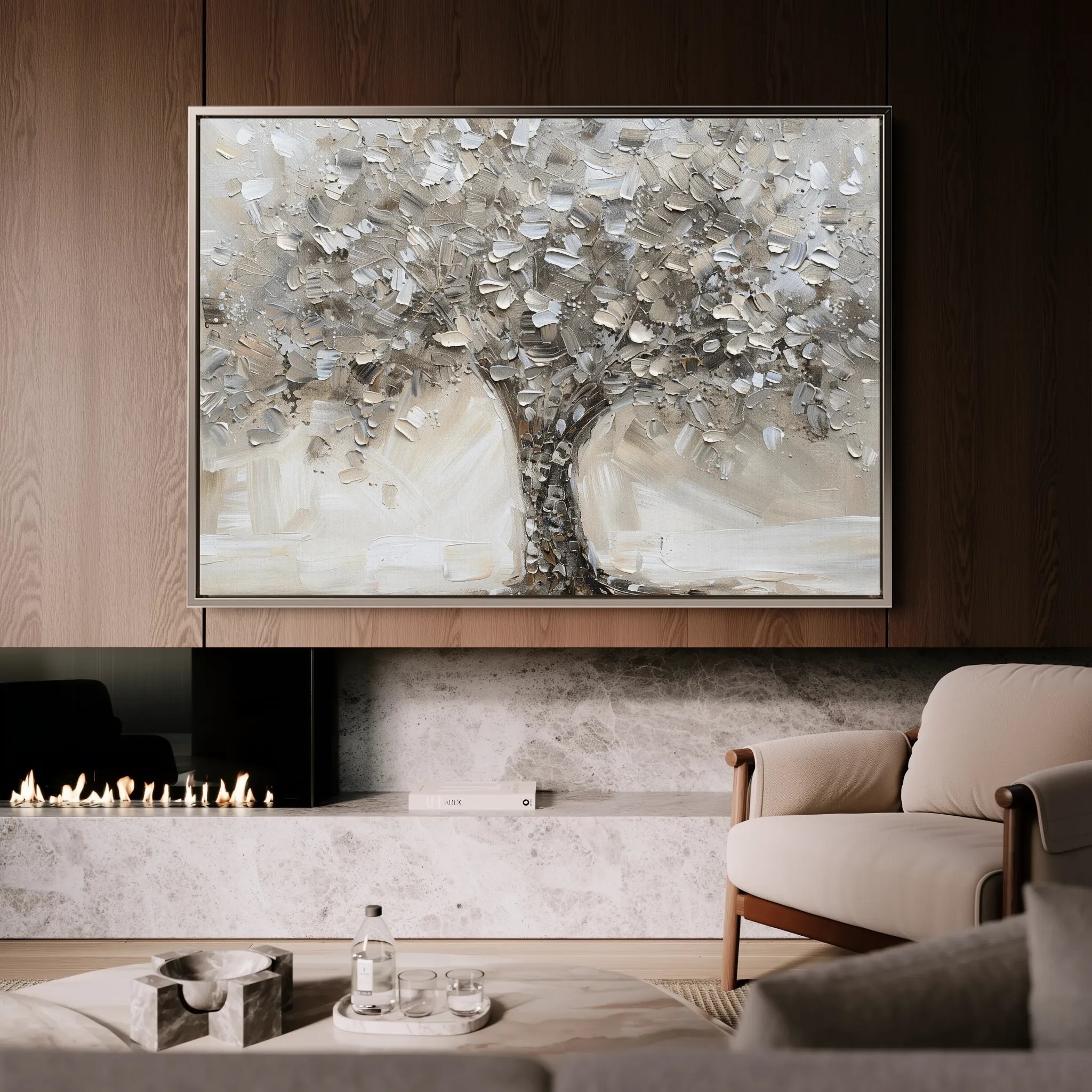 Floral Canvas Wall Art WAD889-F 90 x 60 cm / Stretched on hidden frame