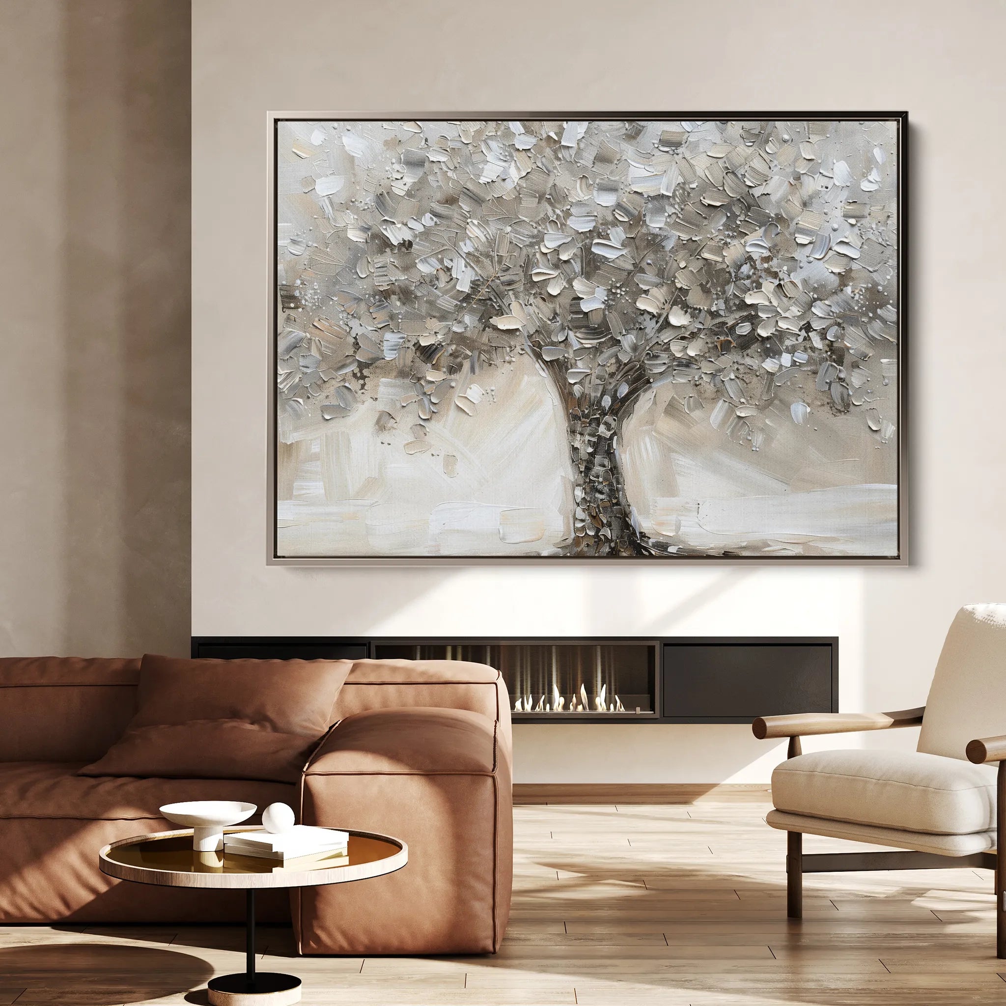 Floral Canvas Wall Art WAD889-F 90 x 60 cm / Stretched on hidden frame