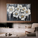Floral Canvas Wall Art WAD890-F 90 x 60 cm / Stretched on hidden frame