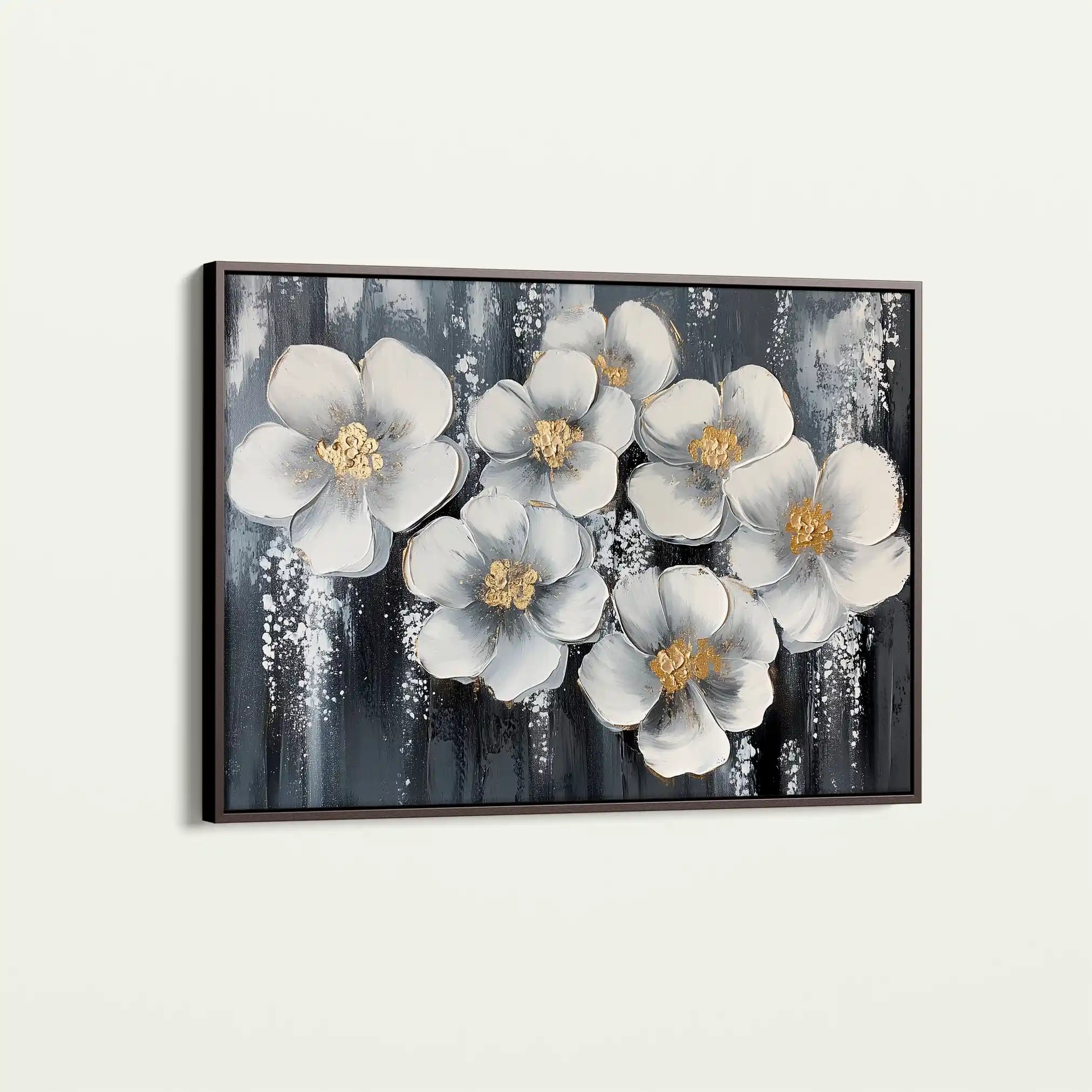 Floral Canvas Wall Art WAD890-F 90 x 60 cm / Stretched on hidden frame