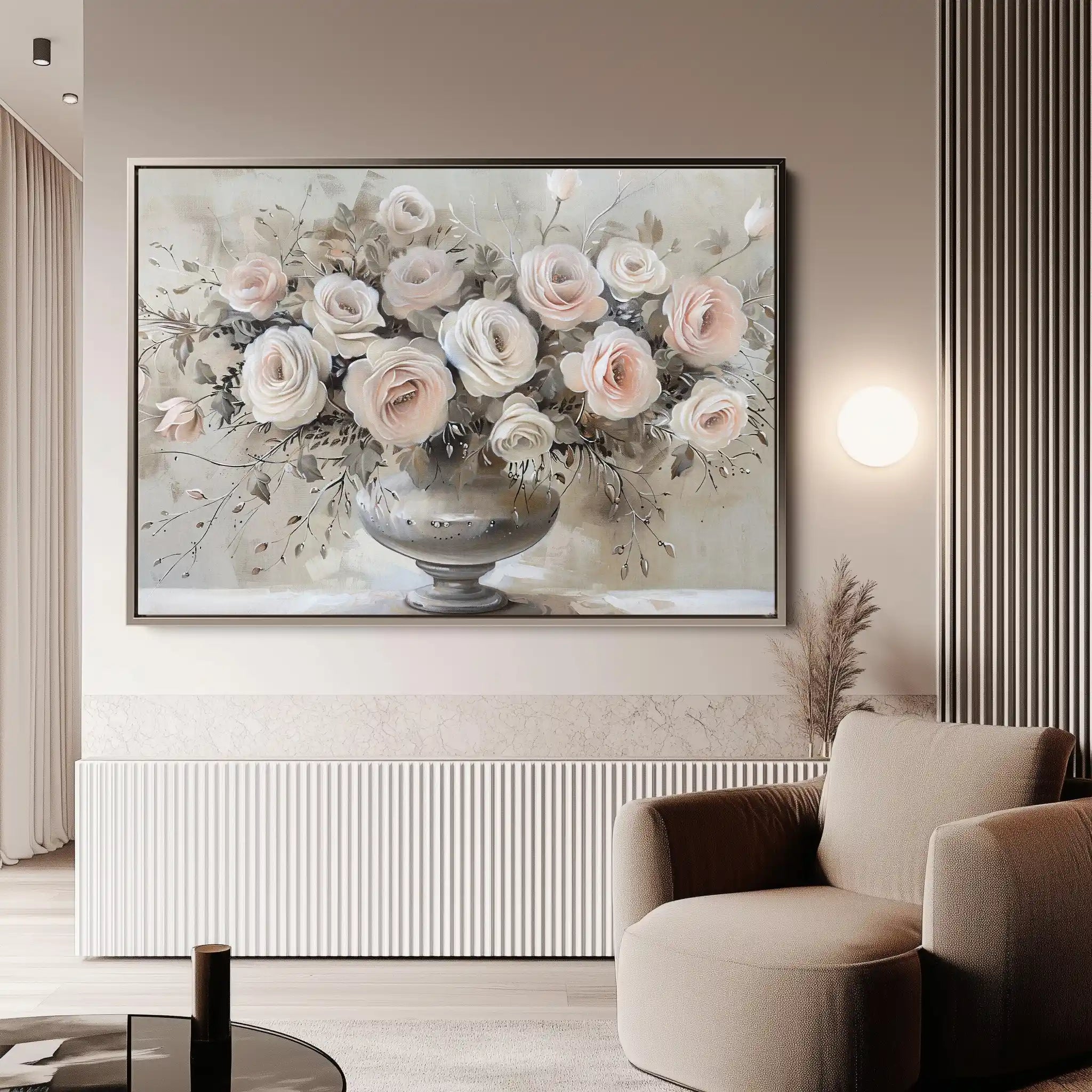 Floral Canvas Wall Art WAD891-F 90 x 60 cm / Stretched on hidden frame