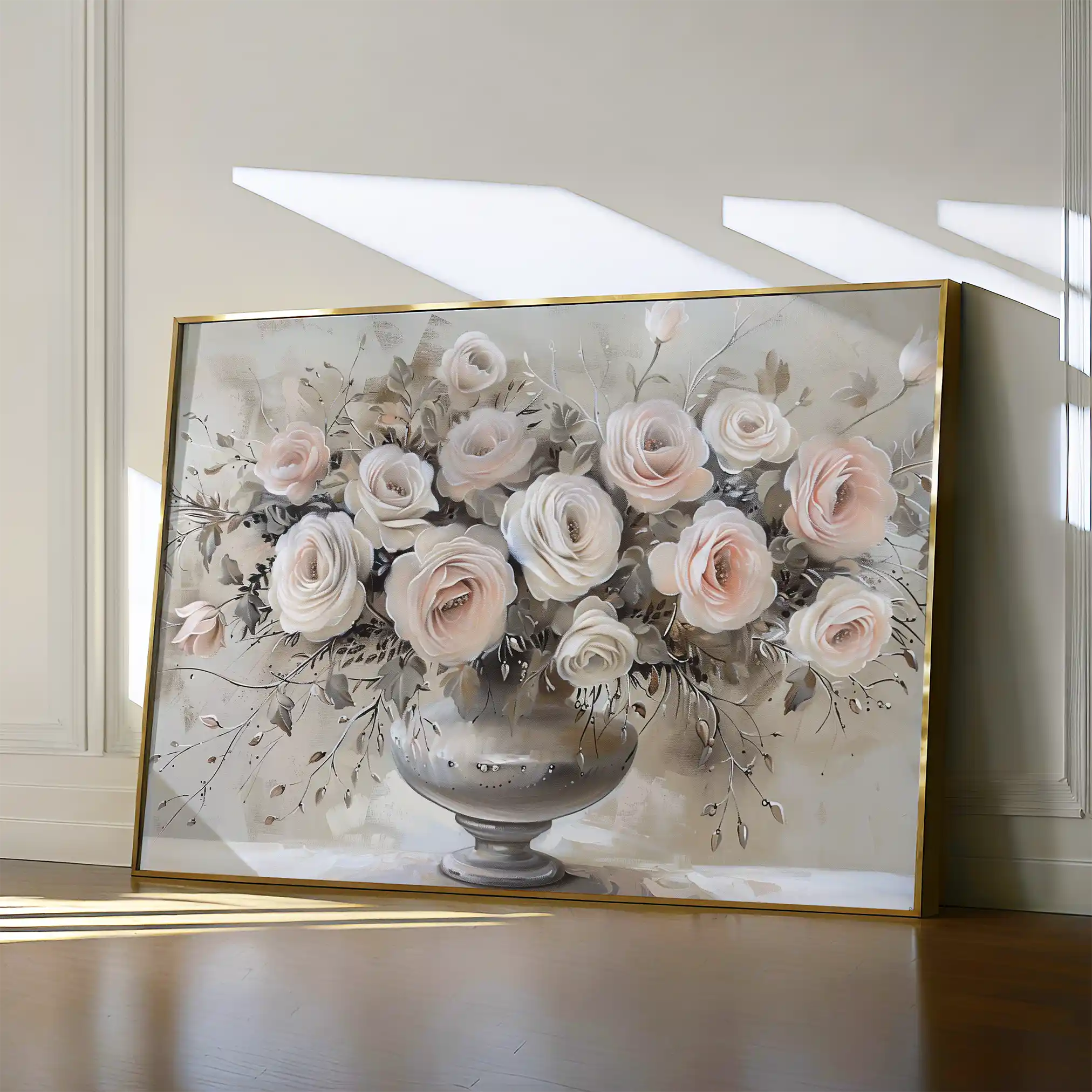 Floral Canvas Wall Art WAD891-F 90 x 60 cm / Stretched on hidden frame