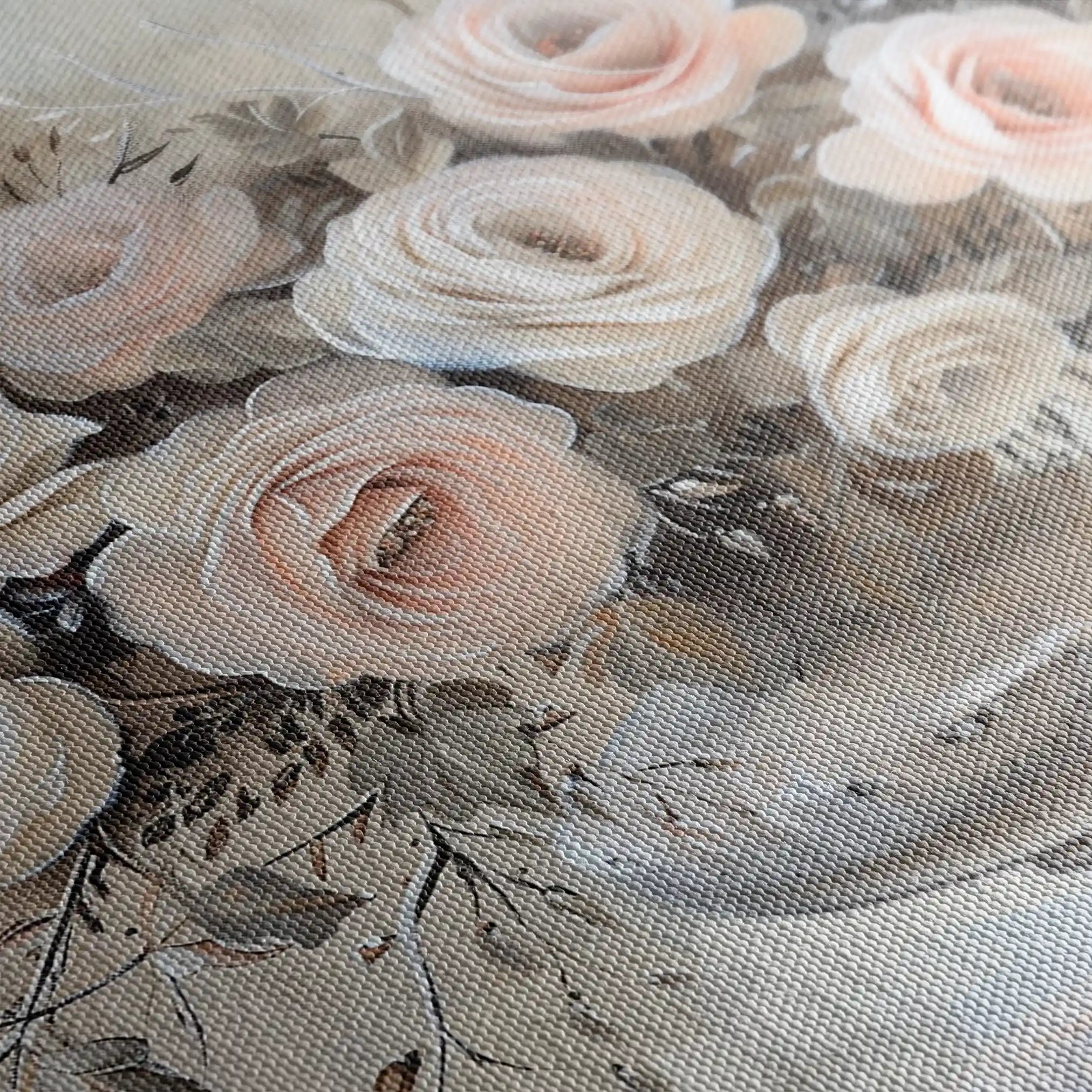 Floral Canvas Wall Art WAD891-F 90 x 60 cm / Stretched on hidden frame