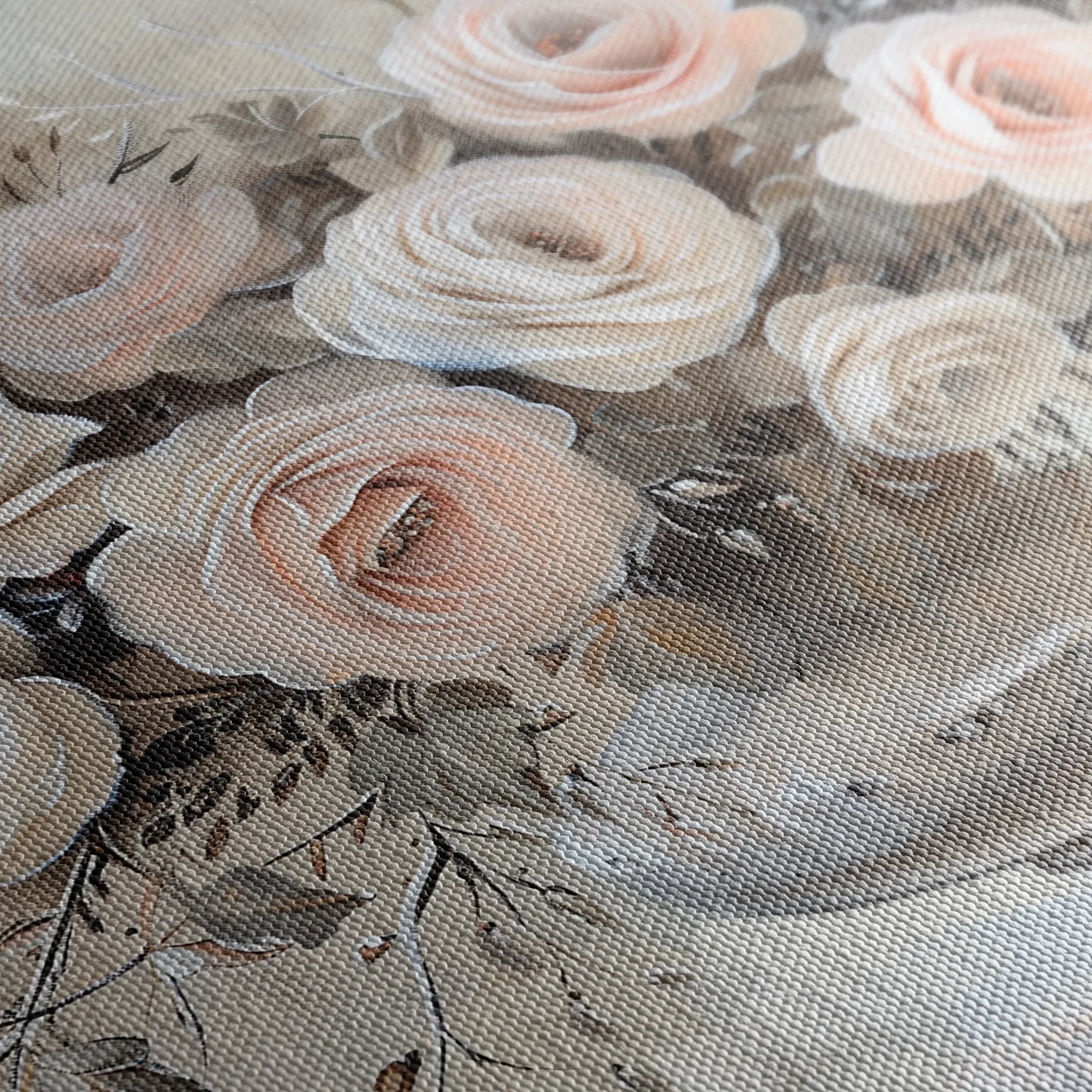 Floral Canvas Wall Art WAD891-F 90 x 60 cm / Stretched on hidden frame