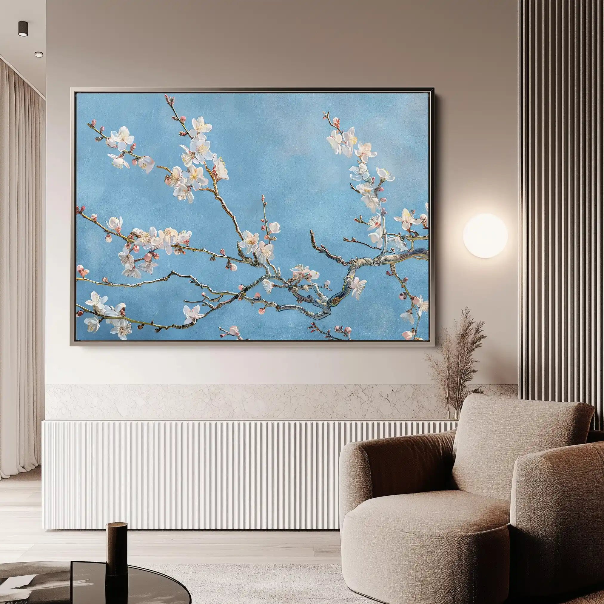 Floral Canvas Wall Art WAD892-F 90 x 60 cm / Stretched on hidden frame