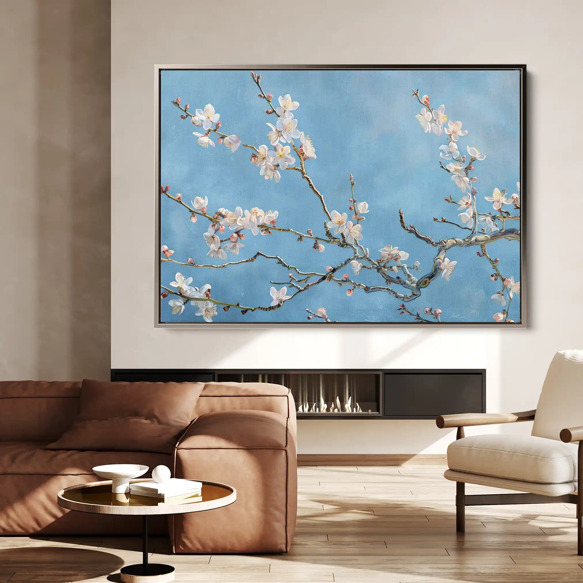 Floral Canvas Wall Art WAD892-F 90 x 60 cm / Stretched on hidden frame