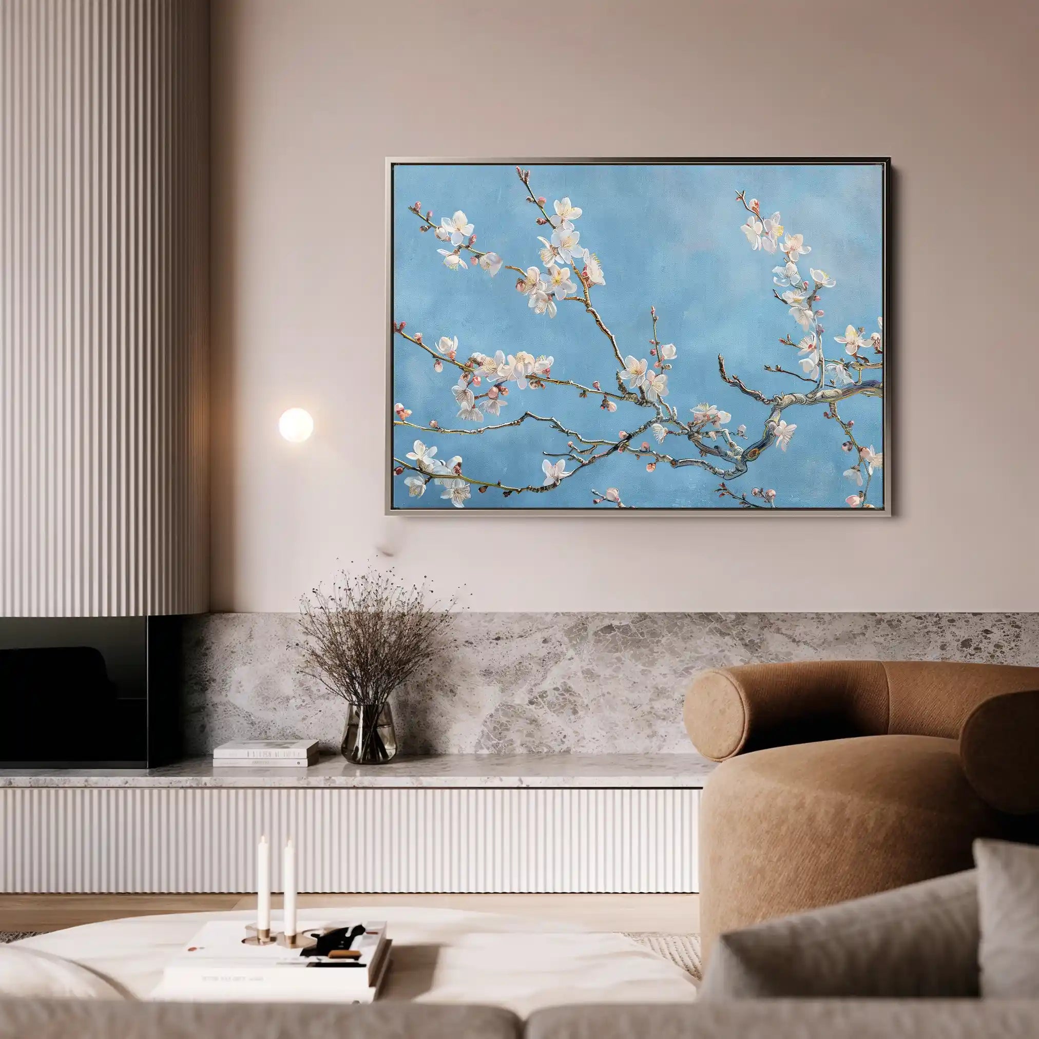 Floral Canvas Wall Art WAD892-F 90 x 60 cm / Stretched on hidden frame
