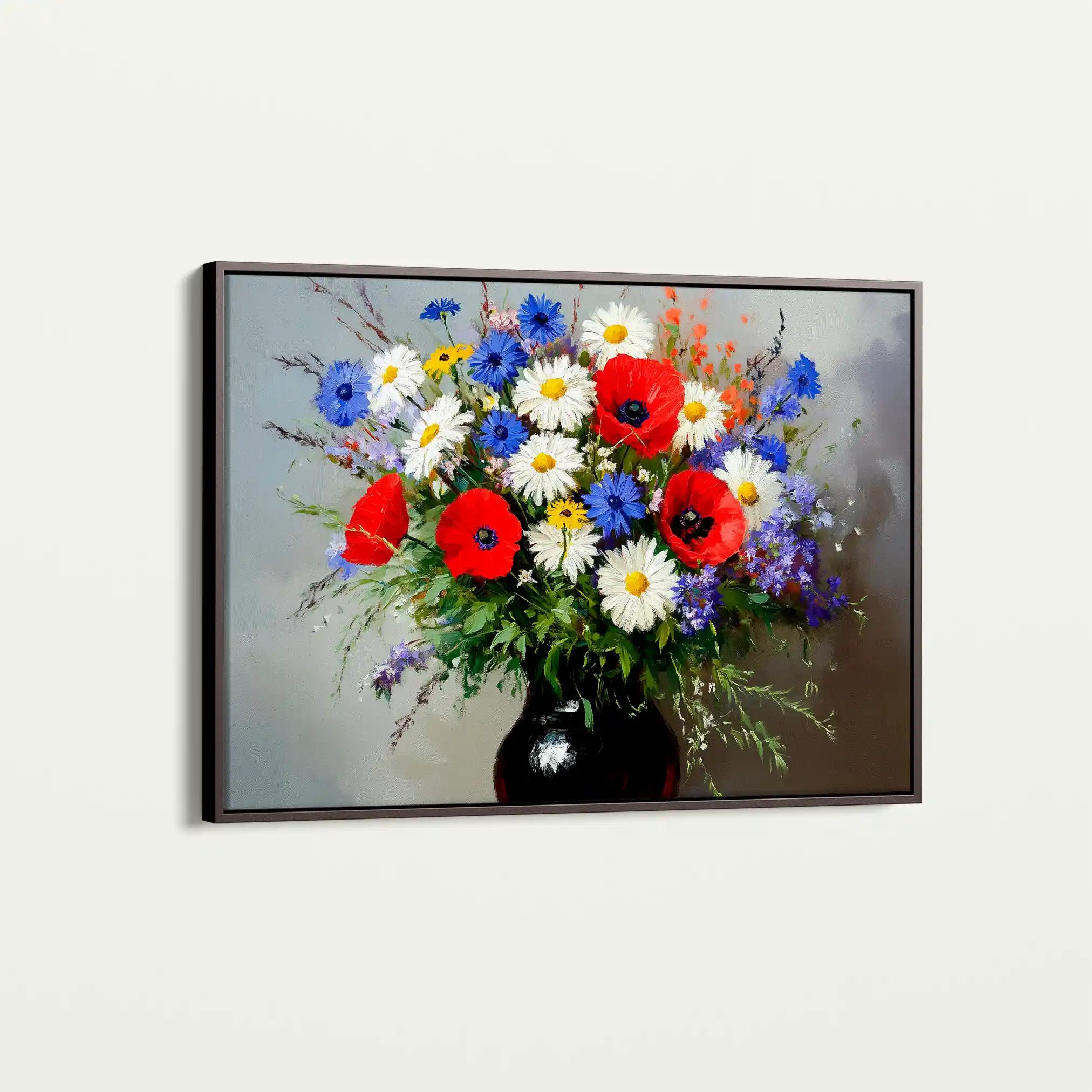 Floral Canvas Wall Art WAD893-F 90 x 60 cm / Stretched on hidden frame