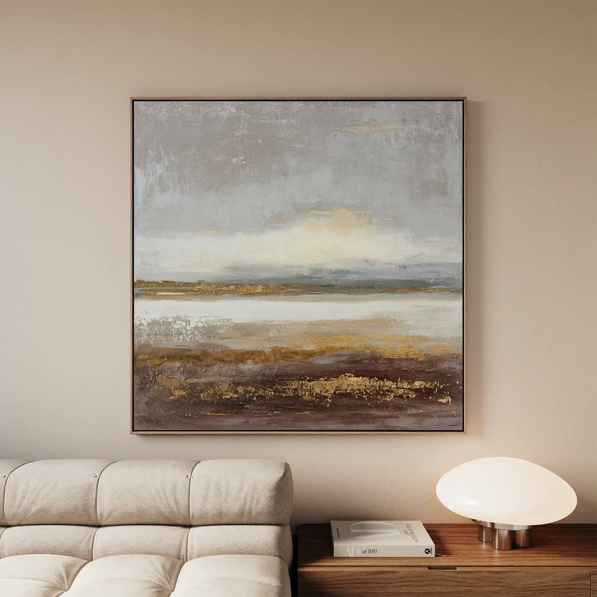 Abstract 894 Canvas Art 60 x 60 cm / Stretched on hidden frame