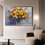 Floral Canvas Wall Art WAD895-F 90 x 60 cm / Stretched on hidden frame
