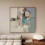 Abstract 896 Canvas Art 60 x 60 cm / Stretched on hidden frame