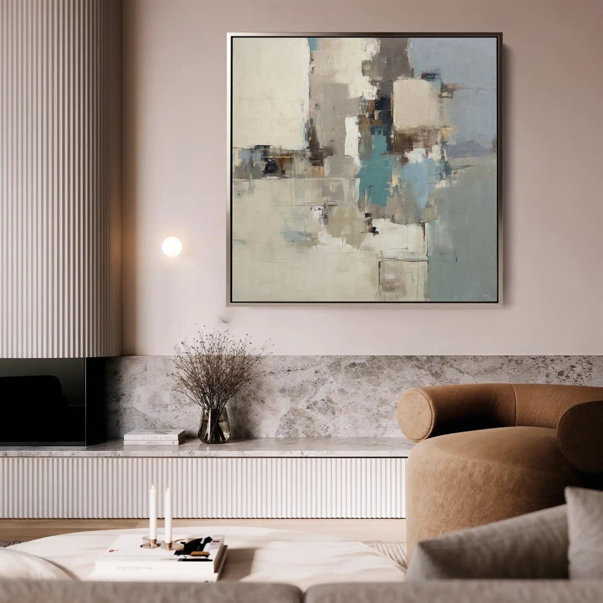 Abstract 896 Canvas Art 60 x 60 cm / Stretched on hidden frame