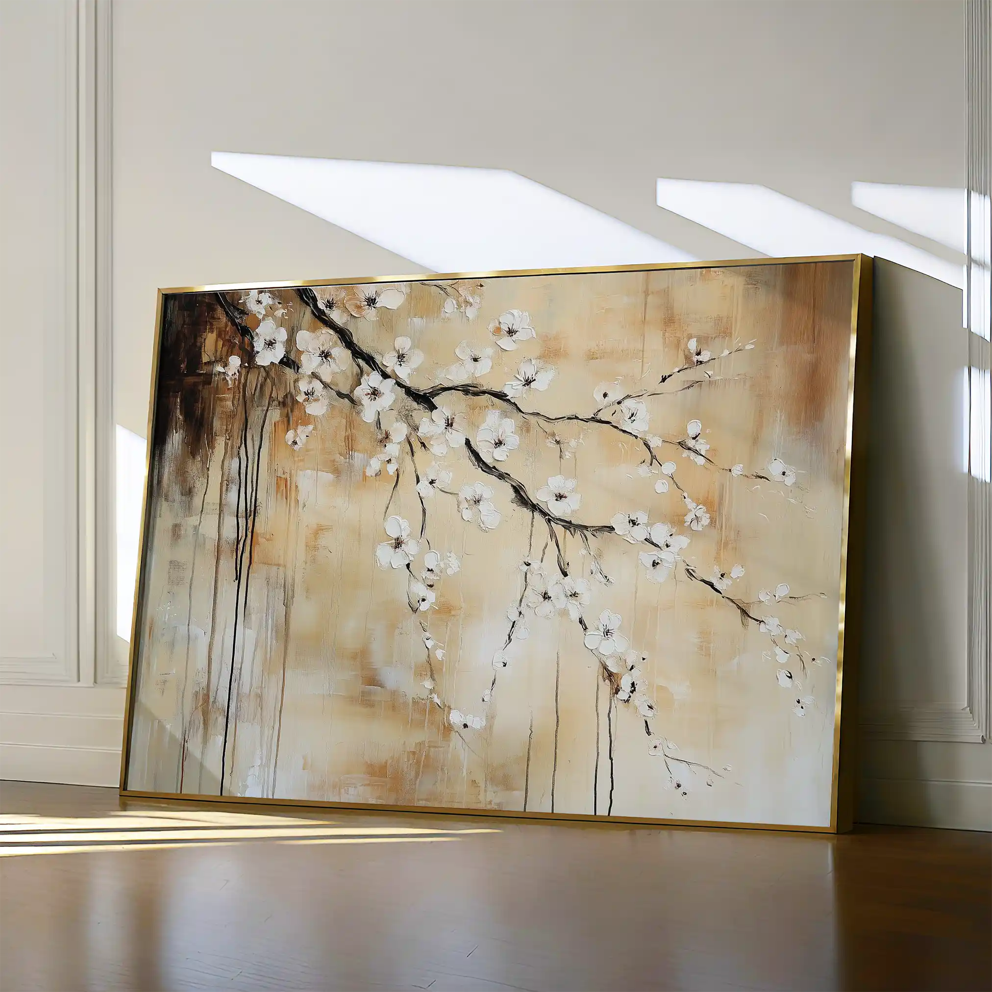 Floral Canvas Wall Art WAD896-F 90 x 60 cm / Stretched on hidden frame