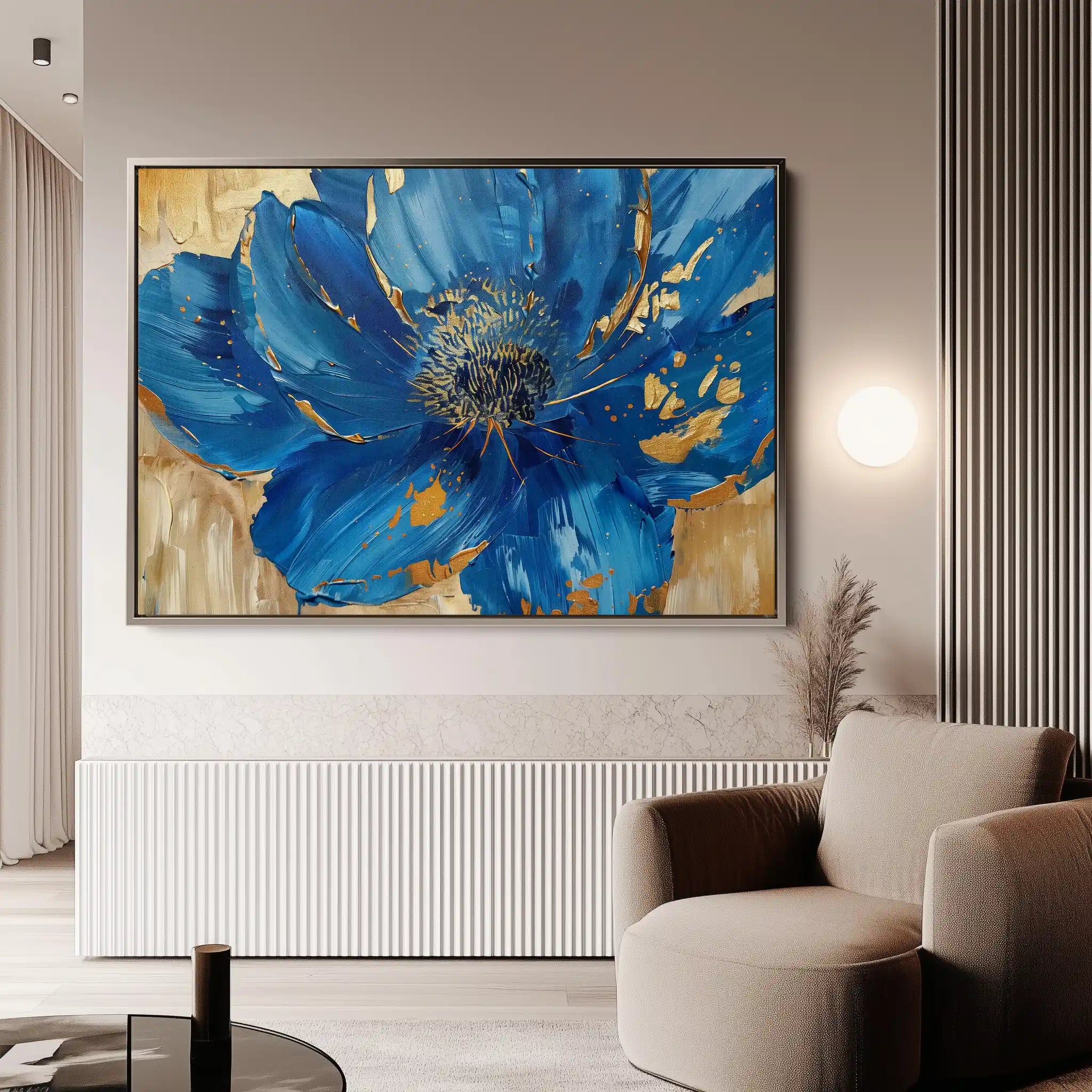 Floral Canvas Wall Art WAD897-F 90 x 60 cm / Stretched on hidden frame