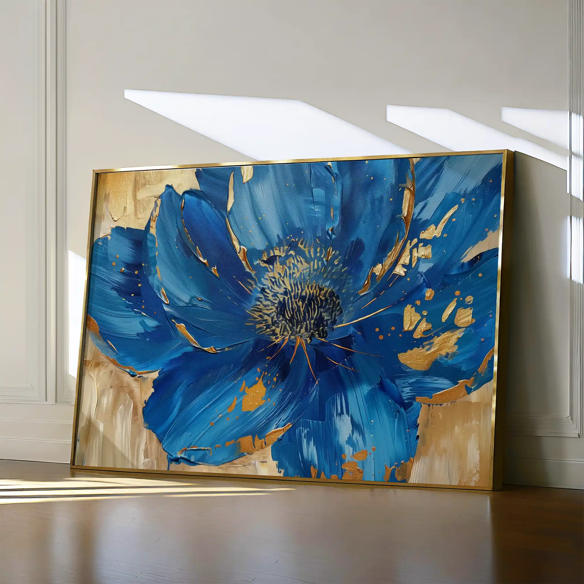 Floral Canvas Wall Art WAD897-F 90 x 60 cm / Stretched on hidden frame