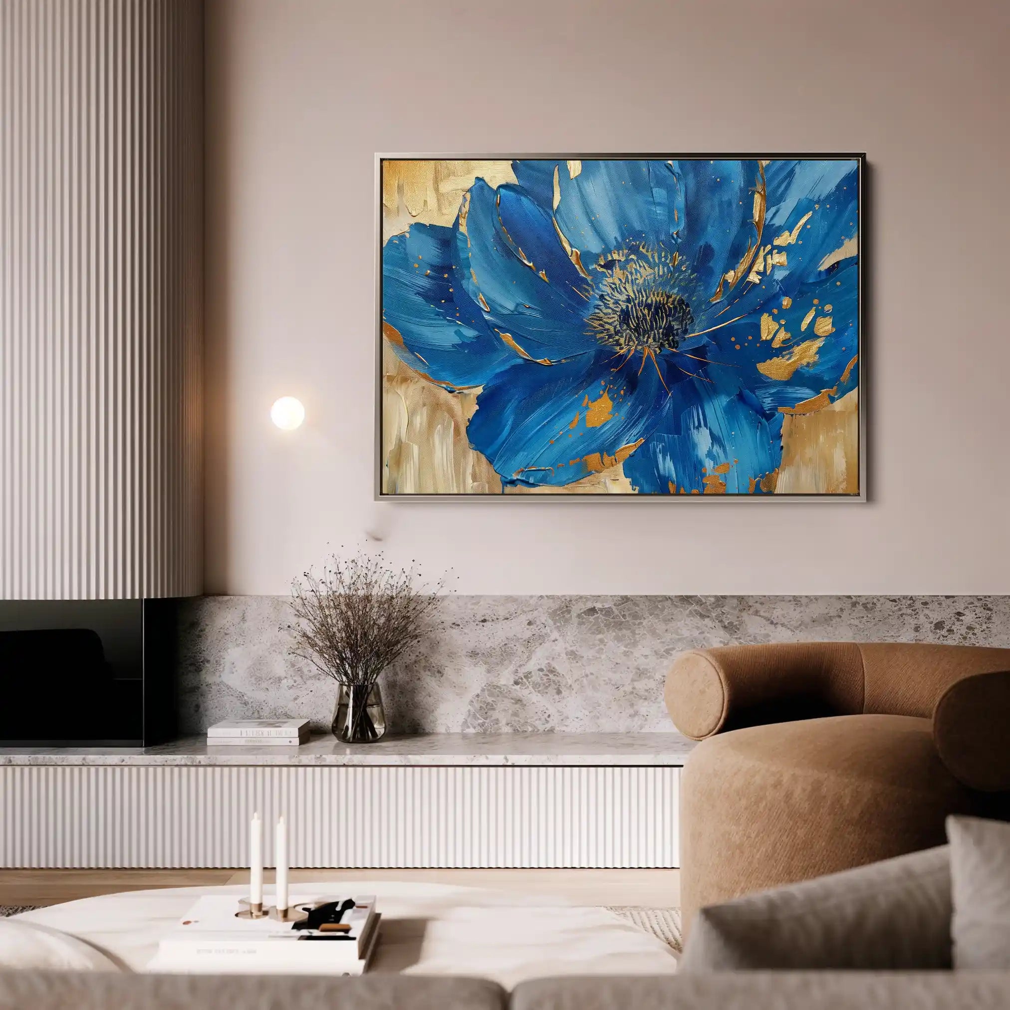 Floral Canvas Wall Art WAD897-F 90 x 60 cm / Stretched on hidden frame
