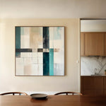 Abstract 898 Canvas Art 60 x 60 cm / Stretched on hidden frame