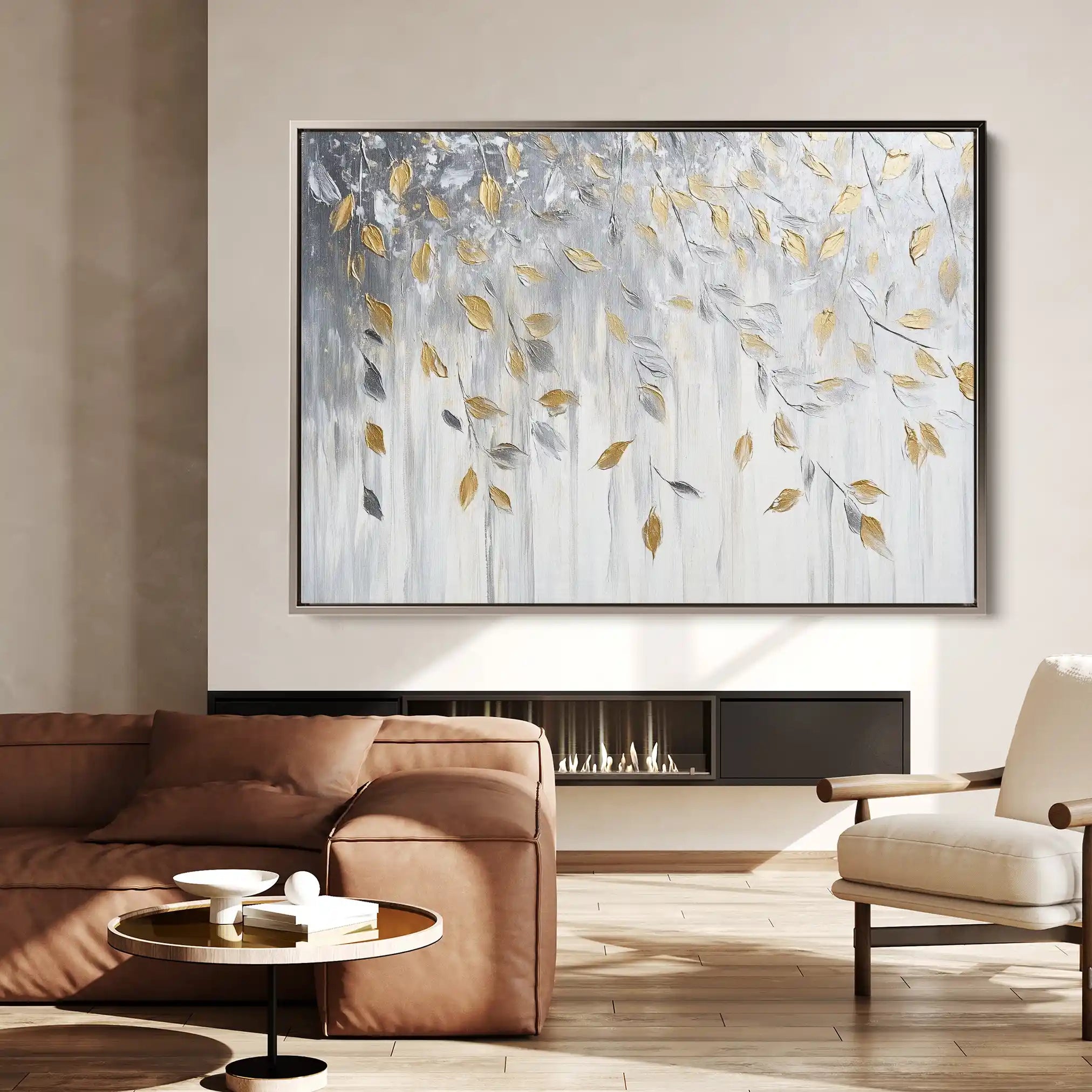 Floral Canvas Wall Art WAD898-F 90 x 60 cm / Stretched on hidden frame