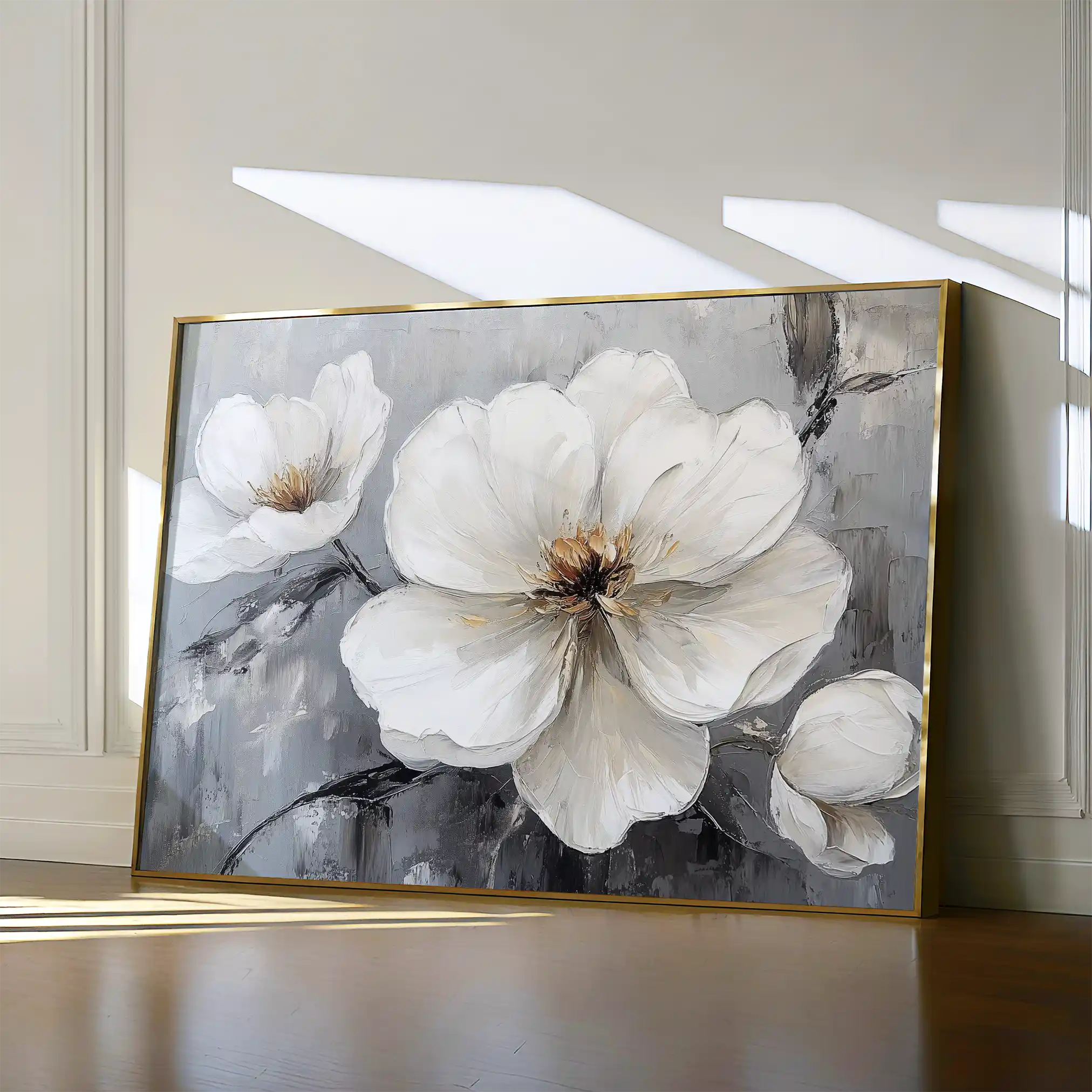 Floral Canvas Wall Art WAD899-F 90 x 60 cm / Stretched on hidden frame
