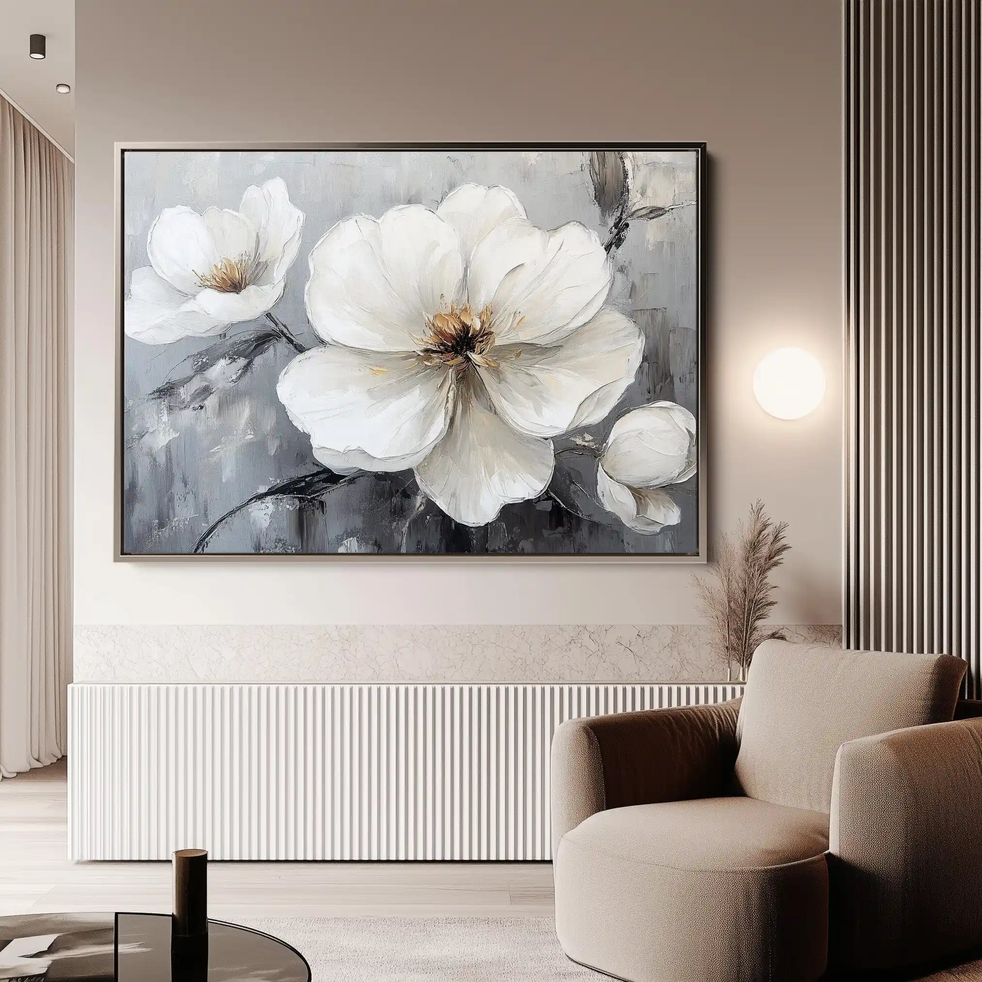 Floral Canvas Wall Art WAD899-F 90 x 60 cm / Stretched on hidden frame