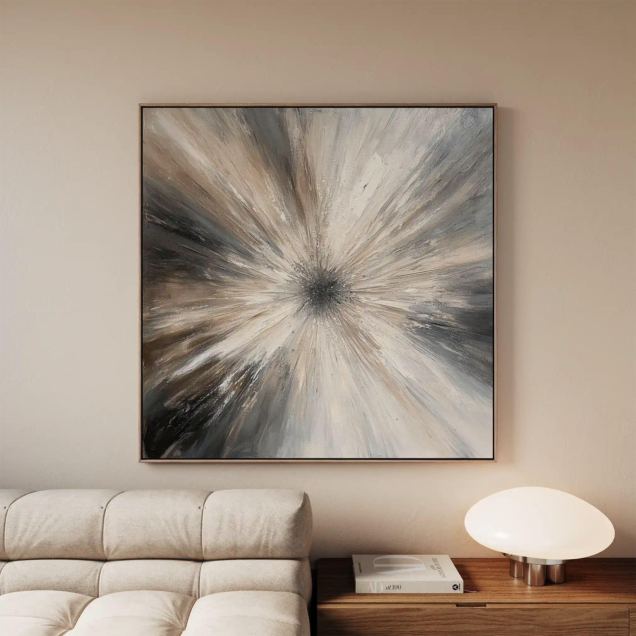 Abstract 900 Canvas Art 60 x 60 cm / Stretched on hidden frame