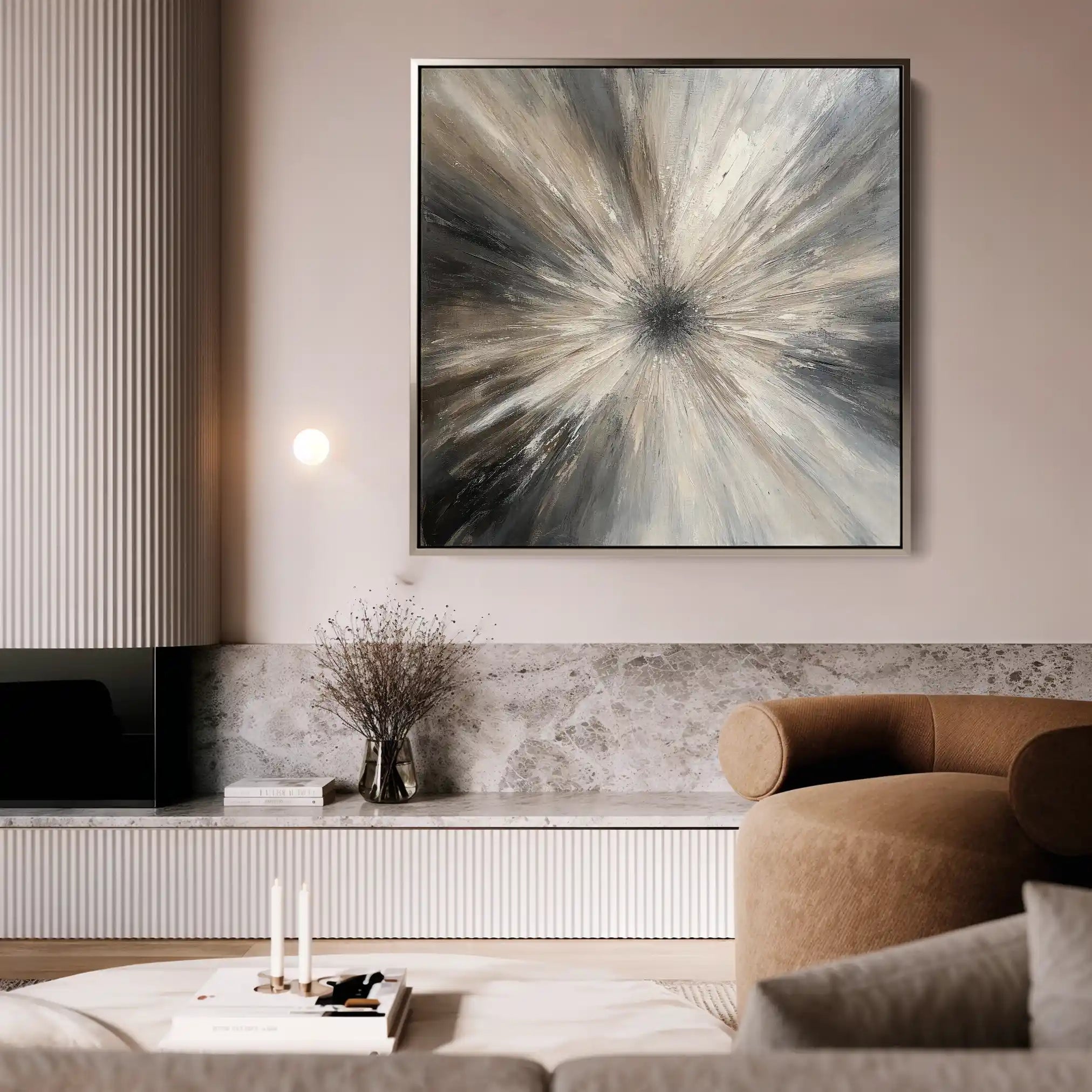 Abstract 900 Canvas Art 60 x 60 cm / Stretched on hidden frame