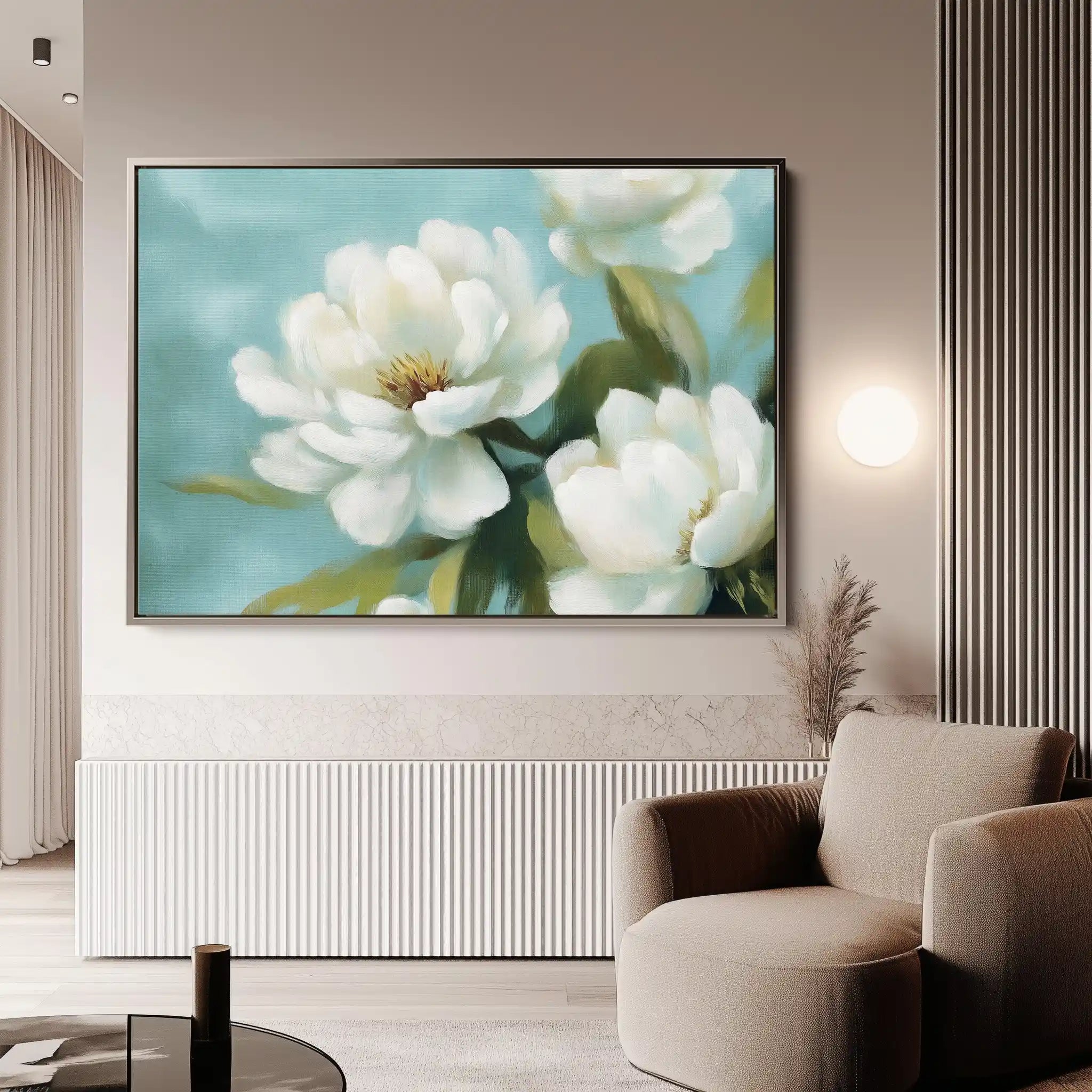 Floral Canvas Wall Art WAD900-F 90 x 60 cm / Stretched on hidden frame