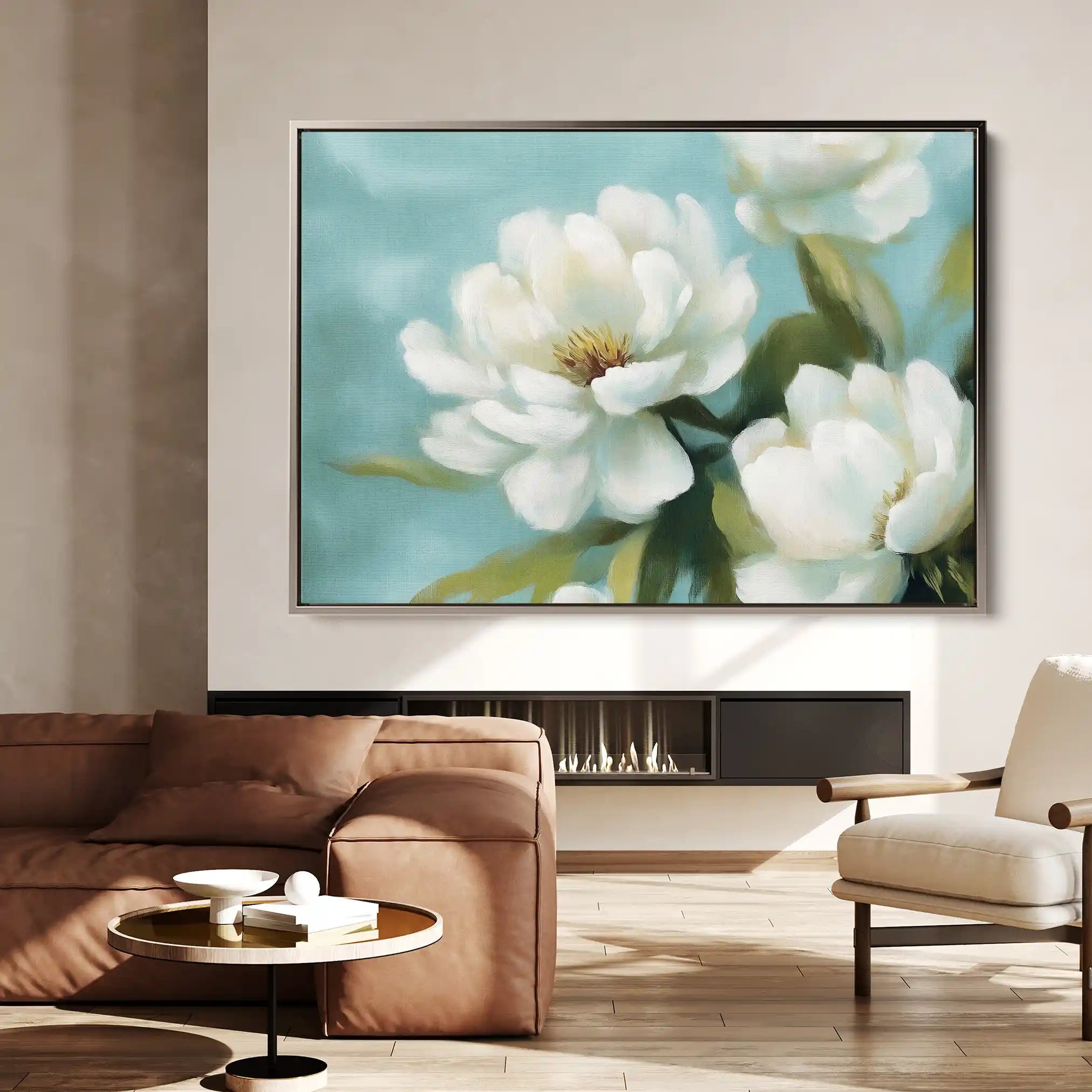 Floral Canvas Wall Art WAD900-F 90 x 60 cm / Stretched on hidden frame