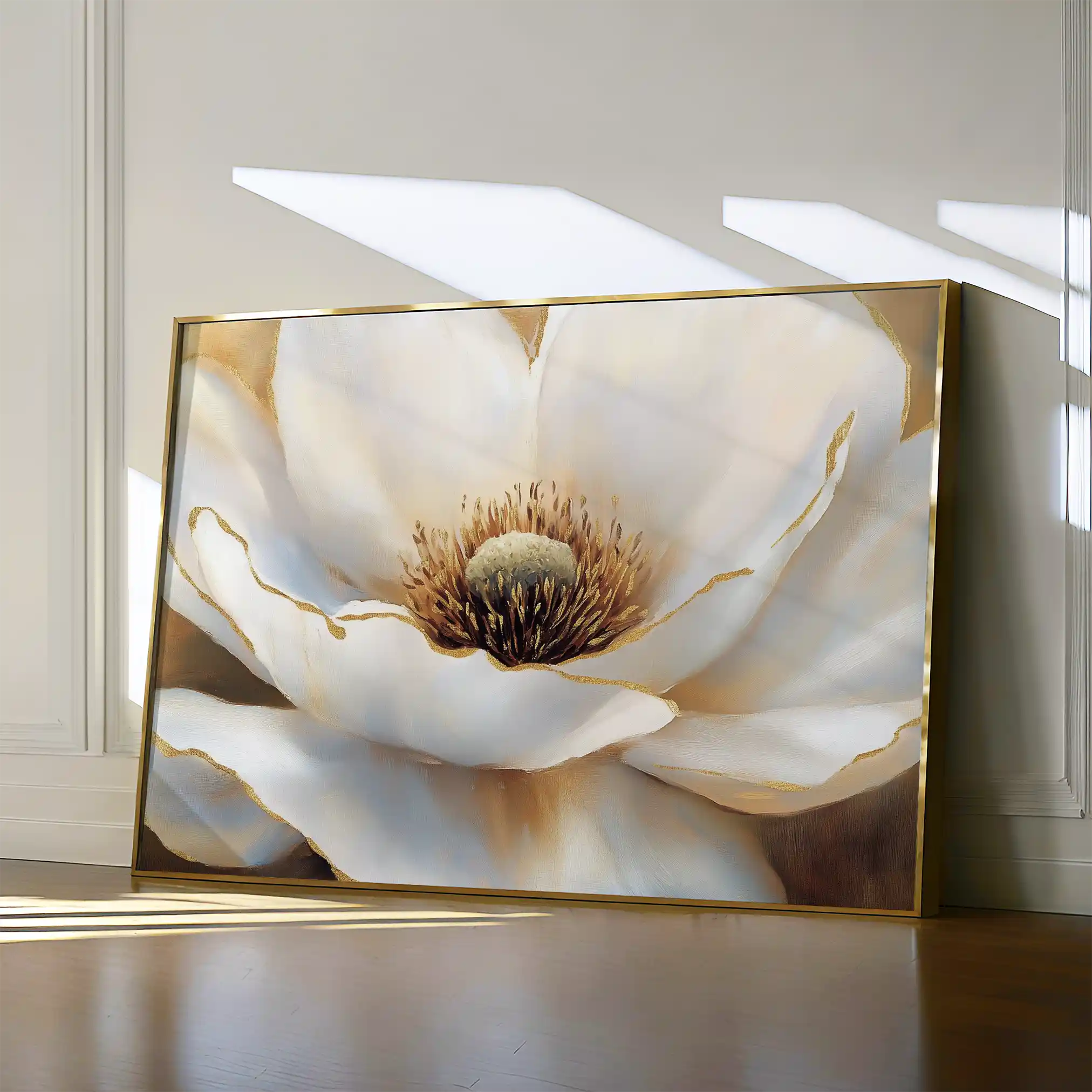 Floral Canvas Wall Art WAD901-F 90 x 60 cm / Stretched on hidden frame