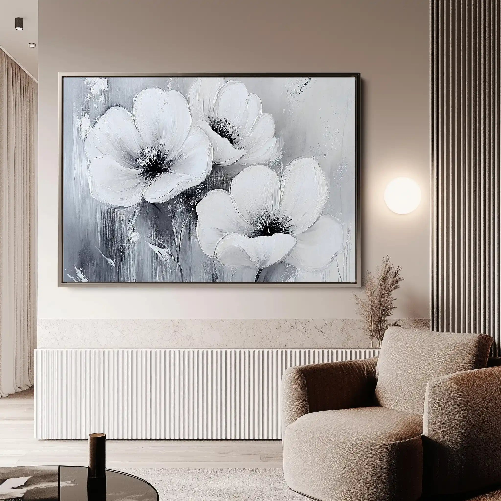Floral Canvas Wall Art WAD903-F 90 x 60 cm / Stretched on hidden frame