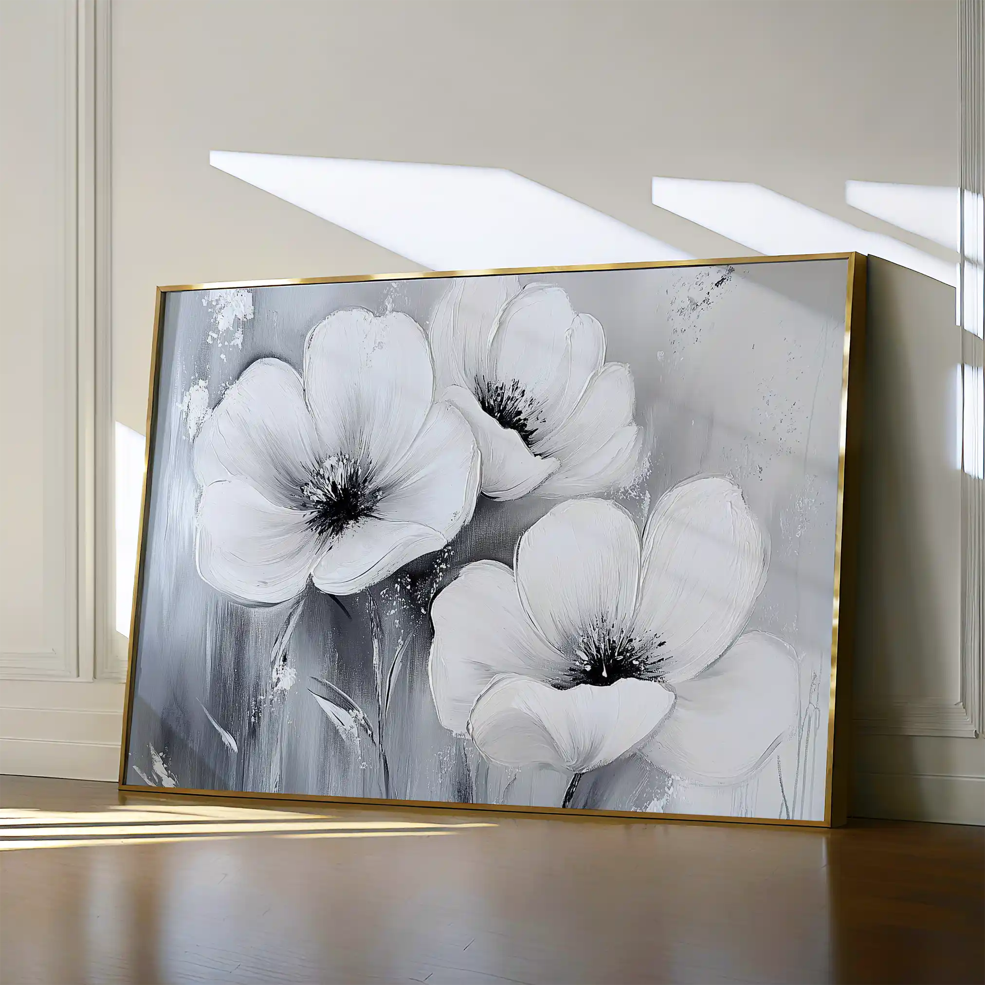 Floral Canvas Wall Art WAD903-F 90 x 60 cm / Stretched on hidden frame