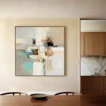 Abstract 904 Canvas Art 60 x 60 cm / Stretched on hidden frame