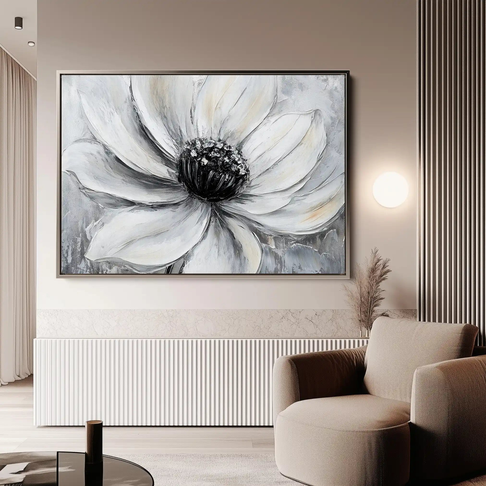 Floral Canvas Wall Art WAD904-F 90 x 60 cm / Stretched on hidden frame