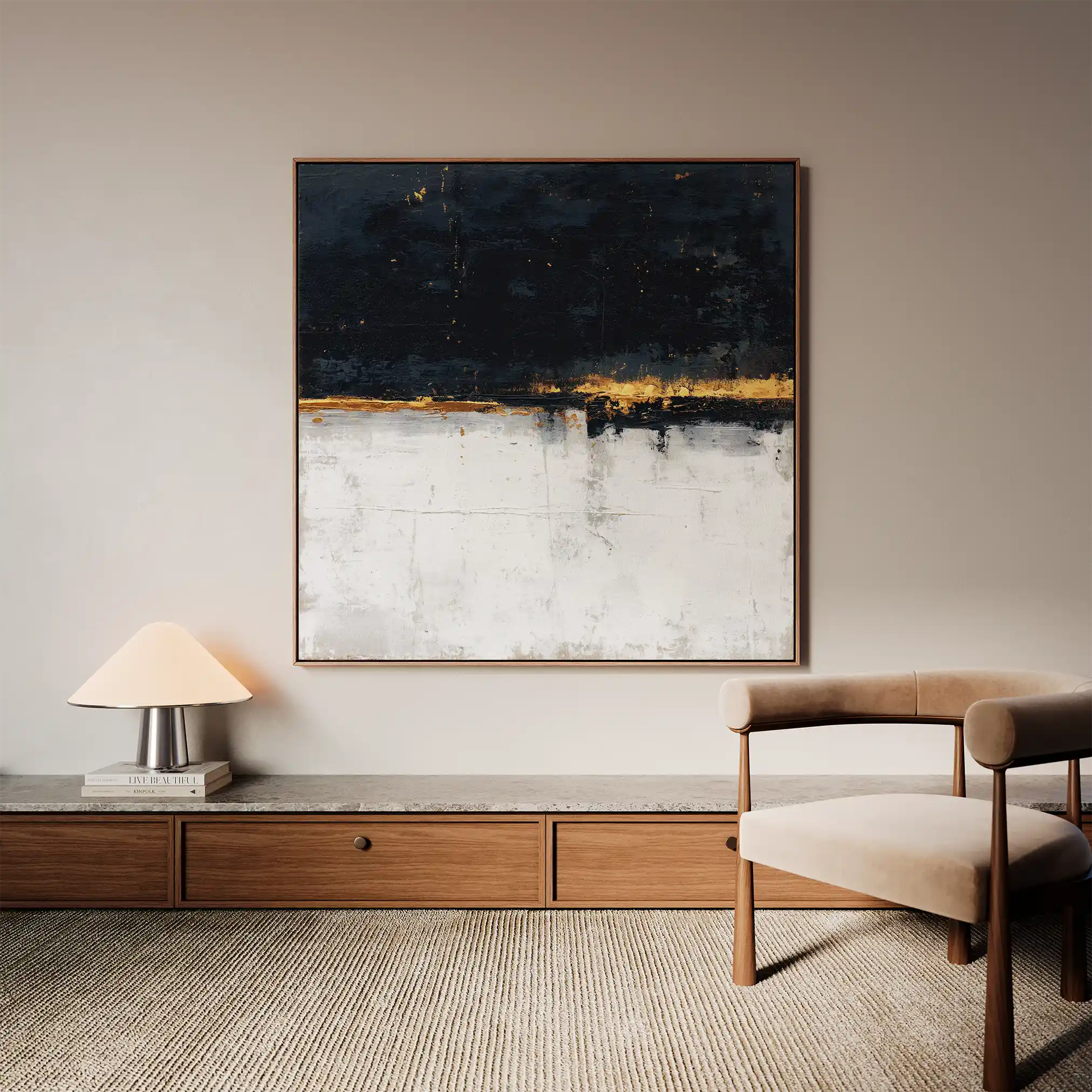 Abstract 905 Canvas Art 60 x 60 cm / Stretched on hidden frame