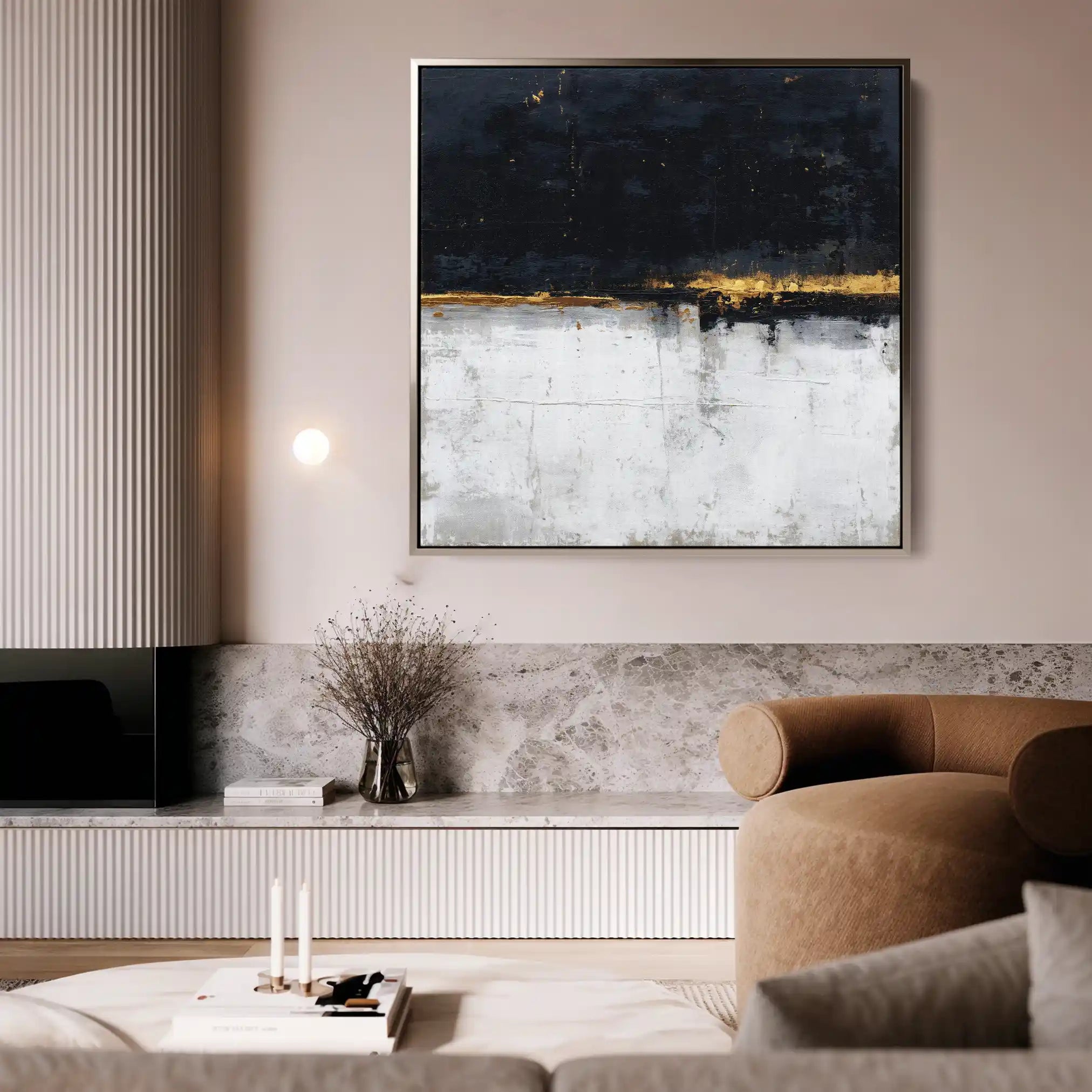 Abstract 905 Canvas Art 60 x 60 cm / Stretched on hidden frame