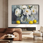 Floral Canvas Wall Art WAD905-F 90 x 60 cm / Stretched on hidden frame