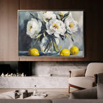 Floral Canvas Wall Art WAD905-F 90 x 60 cm / Stretched on hidden frame