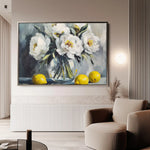 Floral Canvas Wall Art WAD905-F 90 x 60 cm / Stretched on hidden frame