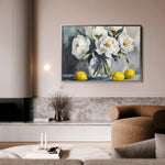 Floral Canvas Wall Art WAD905-F 90 x 60 cm / Stretched on hidden frame