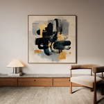 Abstract 908 Canvas Art 60 x 60 cm / Stretched on hidden frame