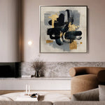 Abstract 908 Canvas Art 60 x 60 cm / Stretched on hidden frame