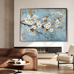 Floral Canvas Wall Art WAD908-F 90 x 60 cm / Stretched on hidden frame