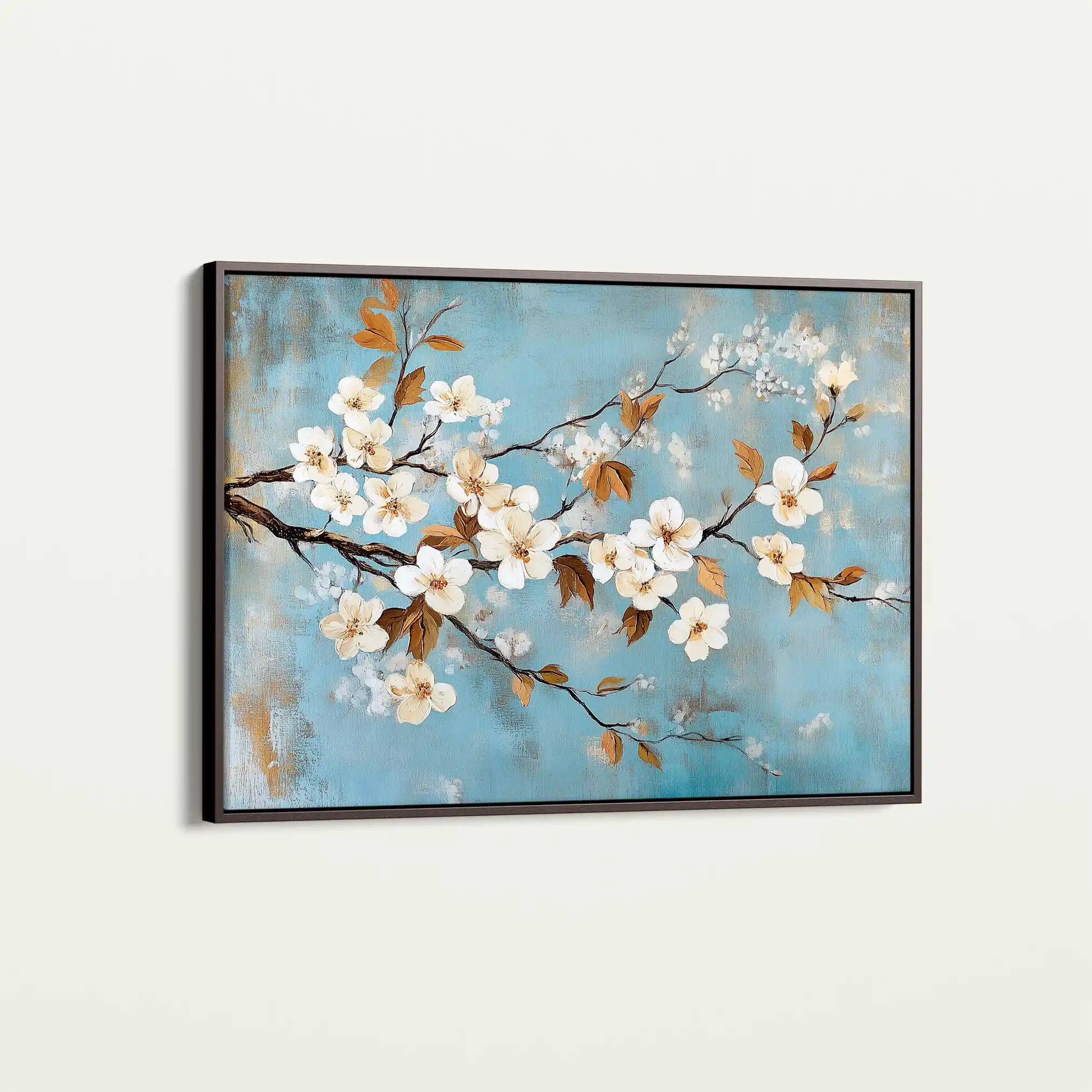 Floral Canvas Wall Art WAD908-F 90 x 60 cm / Stretched on hidden frame