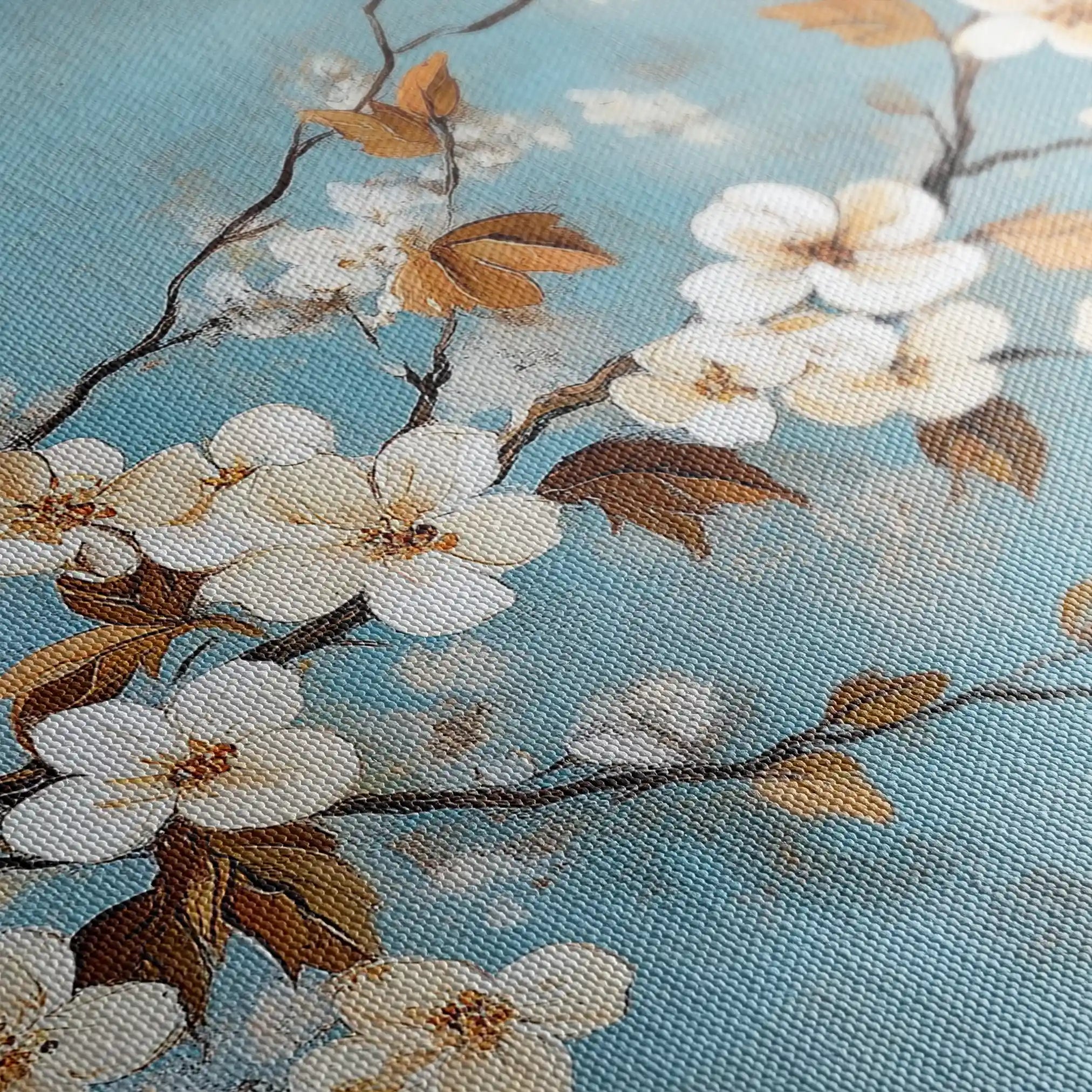 Floral Canvas Wall Art WAD908-F 90 x 60 cm / Stretched on hidden frame