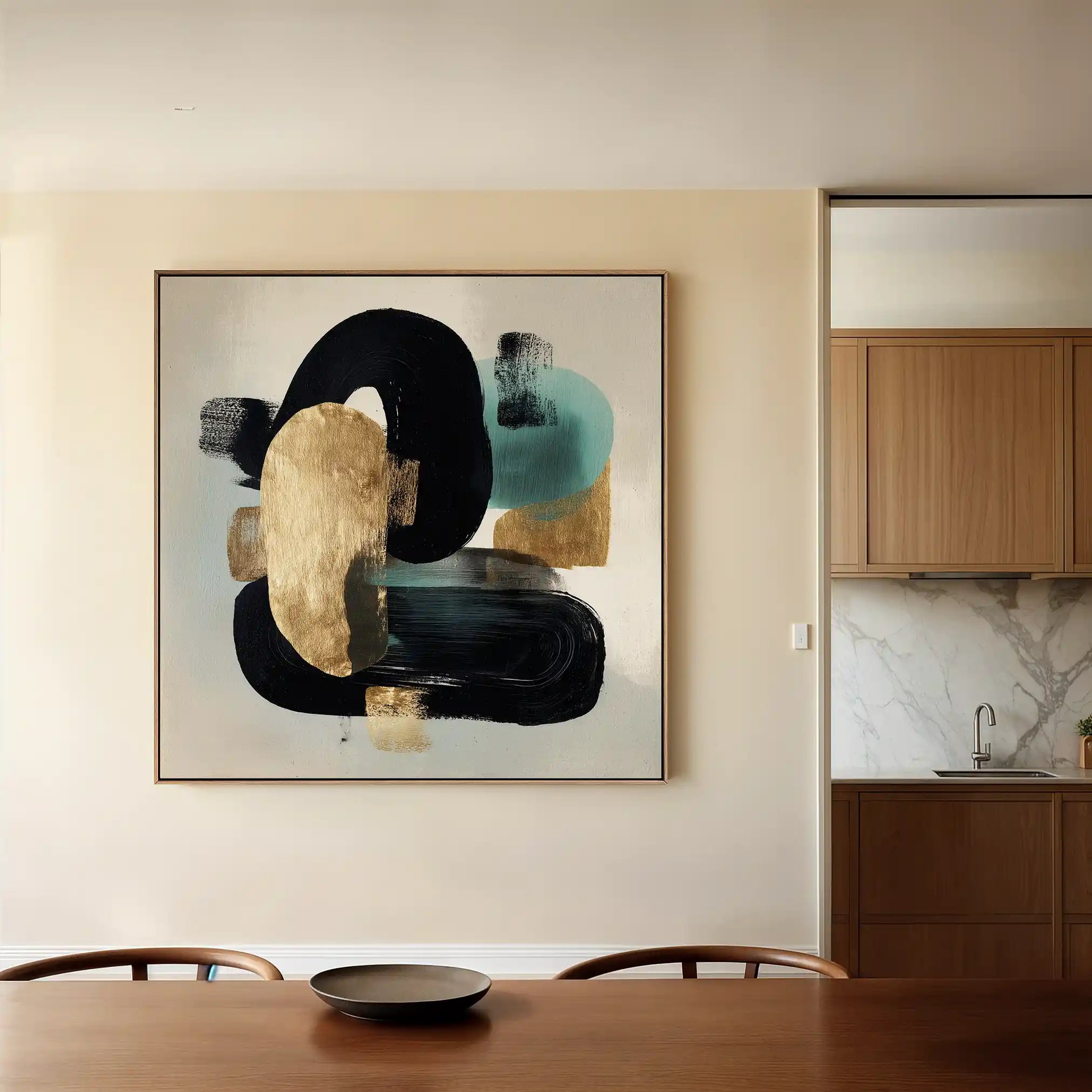 Abstract 910 Canvas Art 60 x 60 cm / Stretched on hidden frame