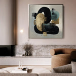 Abstract 910 Canvas Art 60 x 60 cm / Stretched on hidden frame