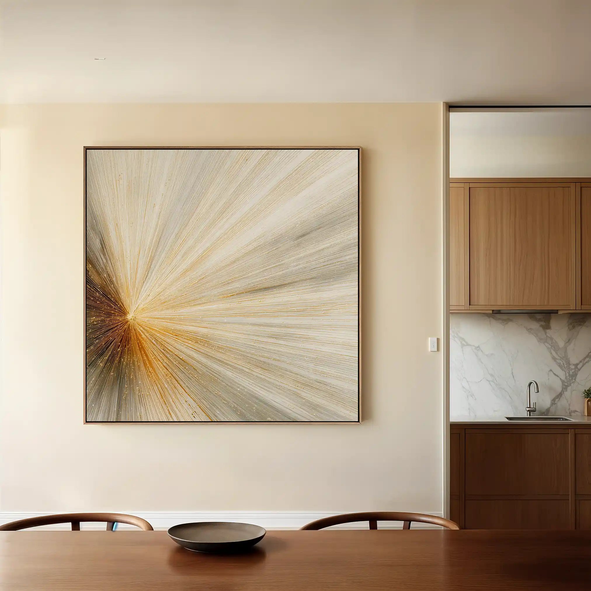 Abstract 911 Canvas Art 60 x 60 cm / Stretched on hidden frame