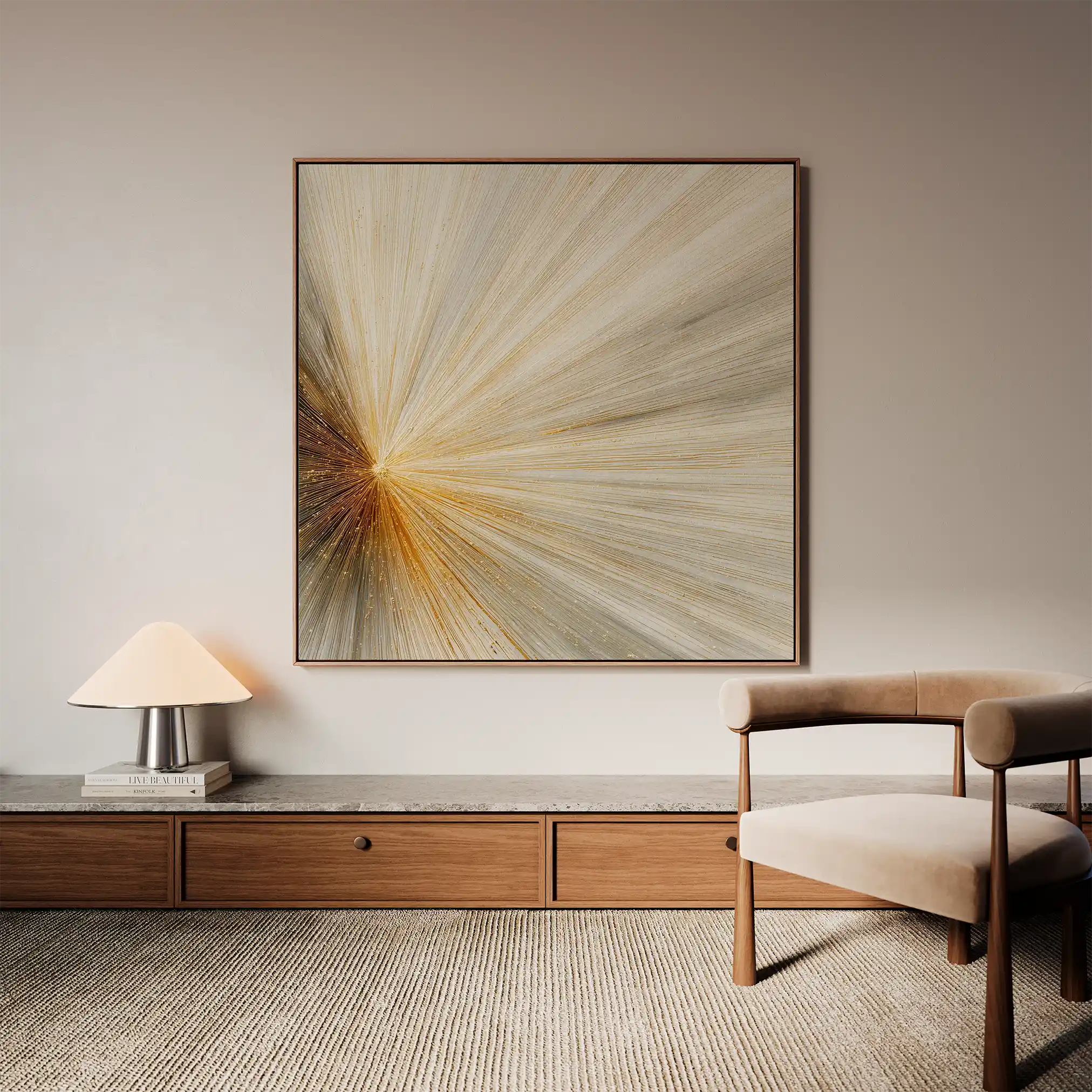 Abstract 911 Canvas Art 60 x 60 cm / Stretched on hidden frame