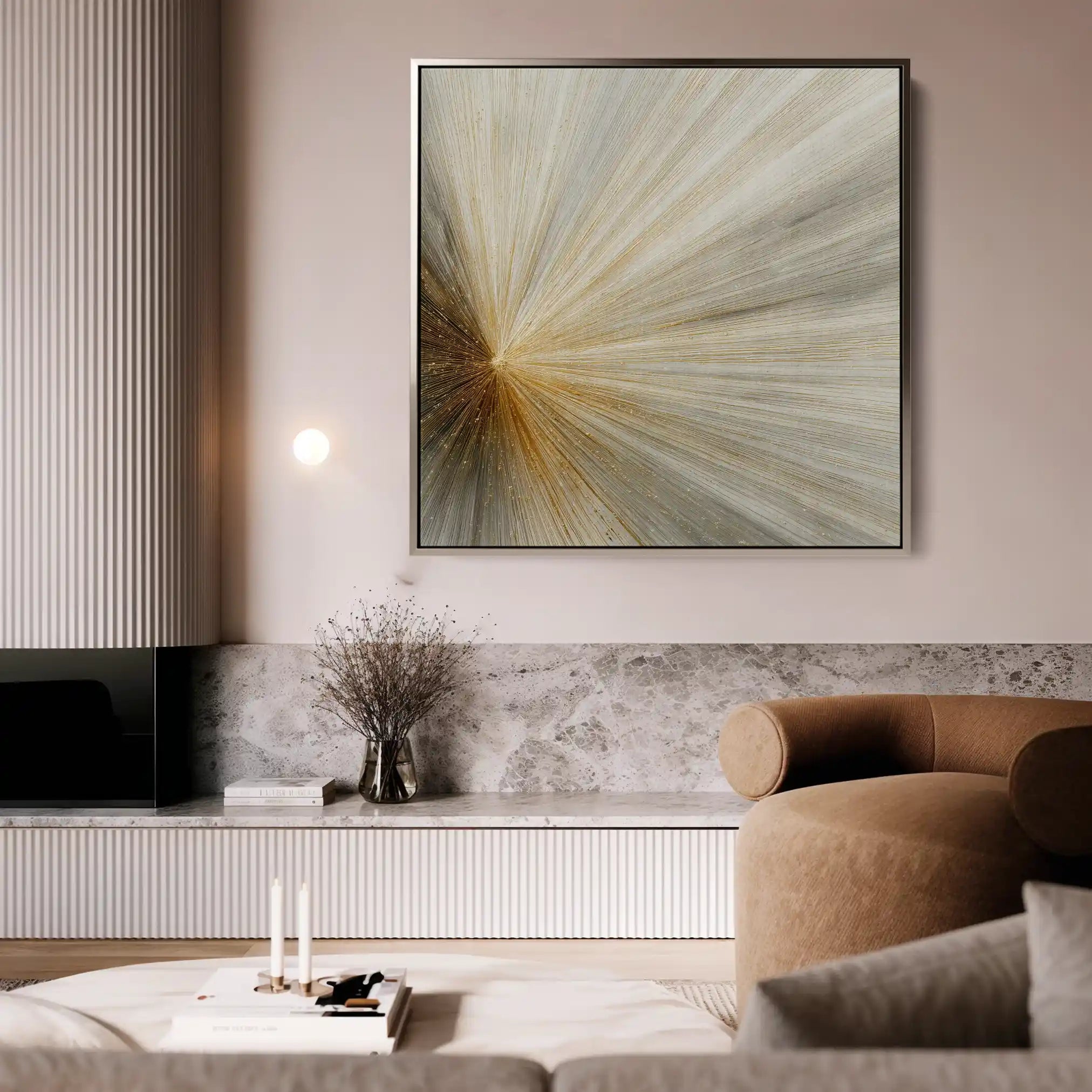 Abstract 911 Canvas Art 60 x 60 cm / Stretched on hidden frame