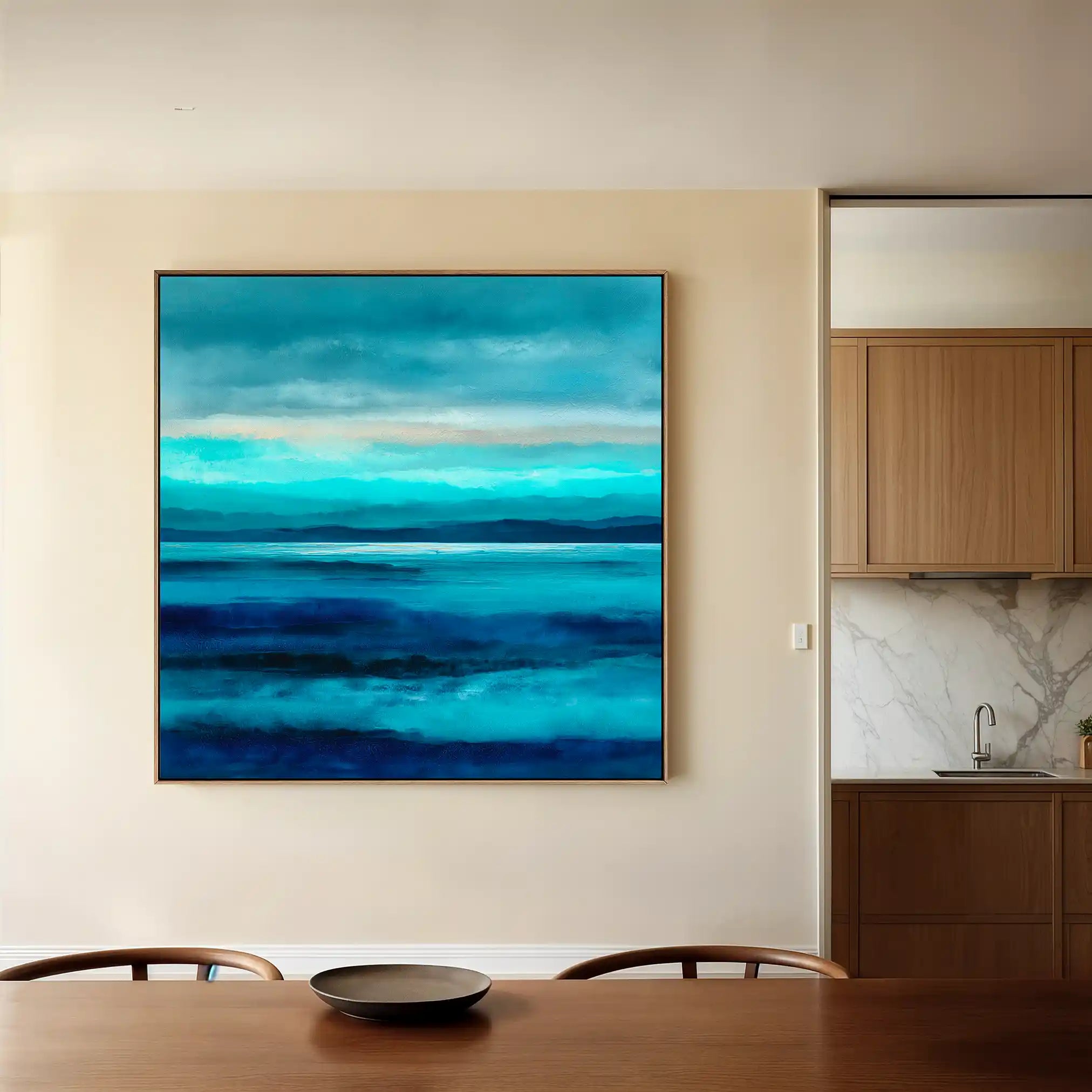 Abstract 912 Canvas Art 60 x 60 cm / Stretched on hidden frame